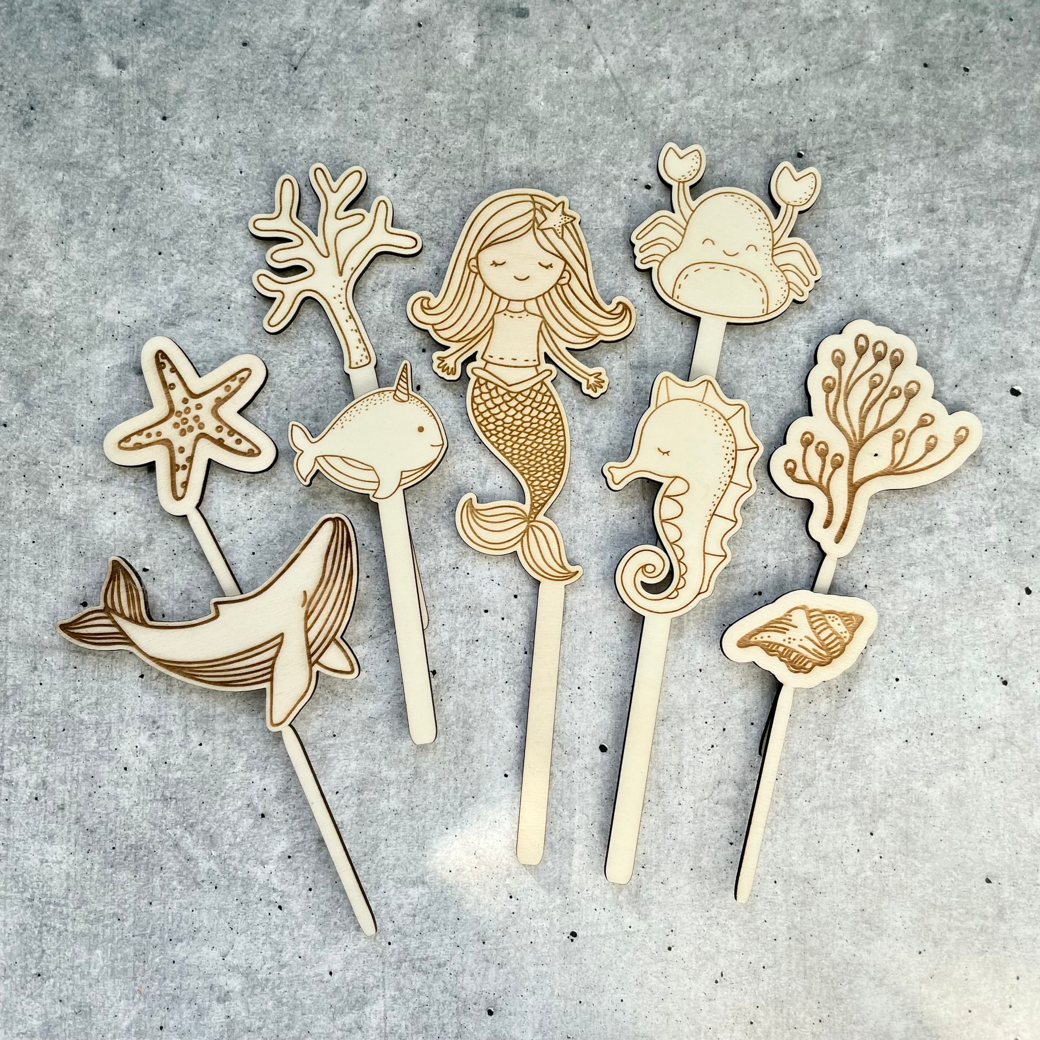 Caketopper Unterwasserwelt | Muschel |