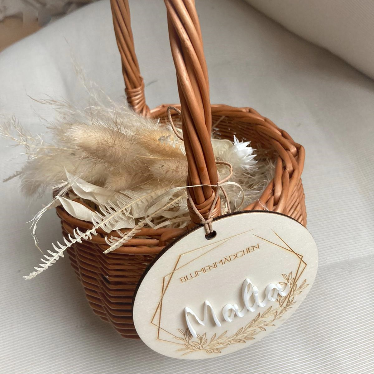 Blumenmädchenkorb | echte Weide | deutsche Produktion
