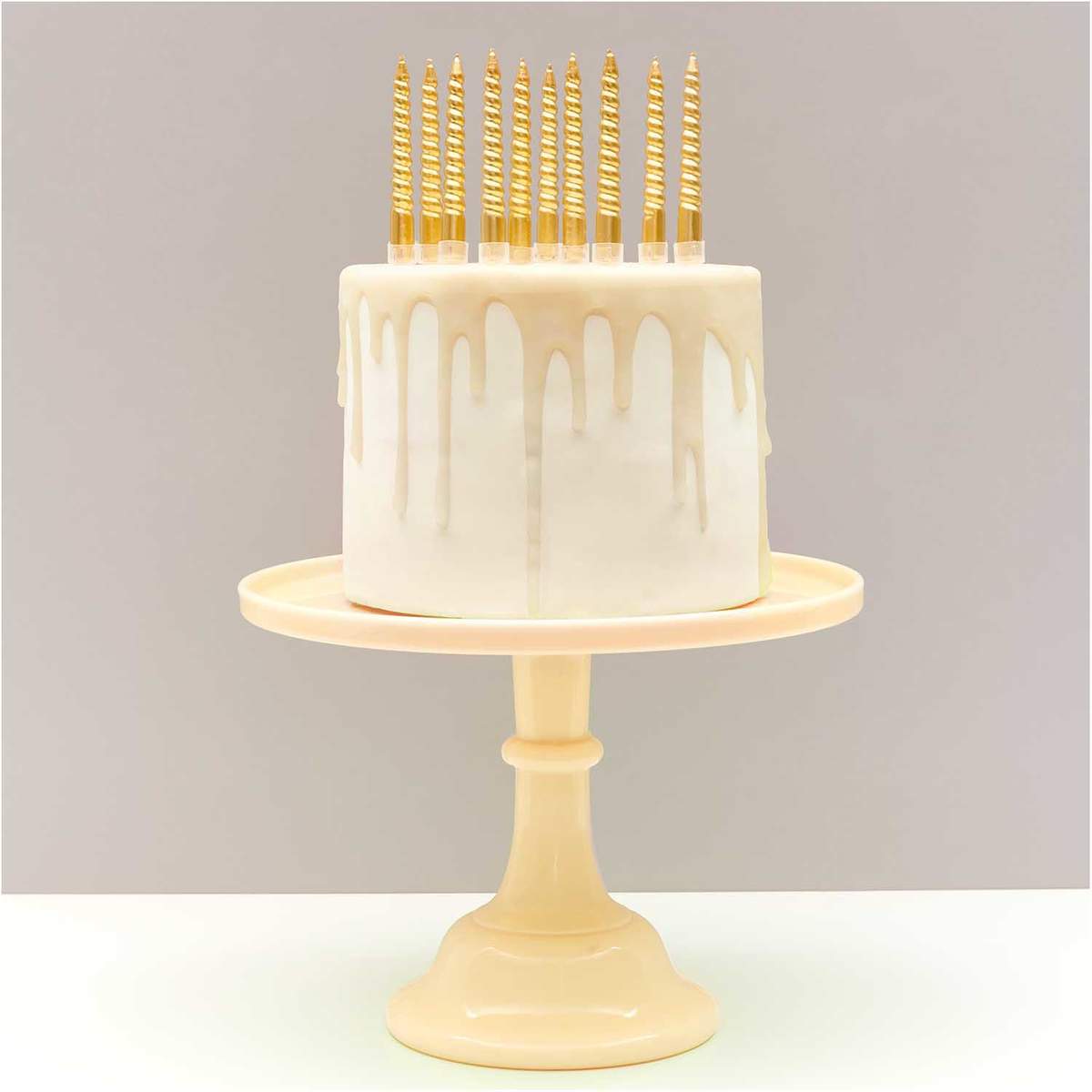 Spiralkerze | Rico | 10 Stk. | Gold