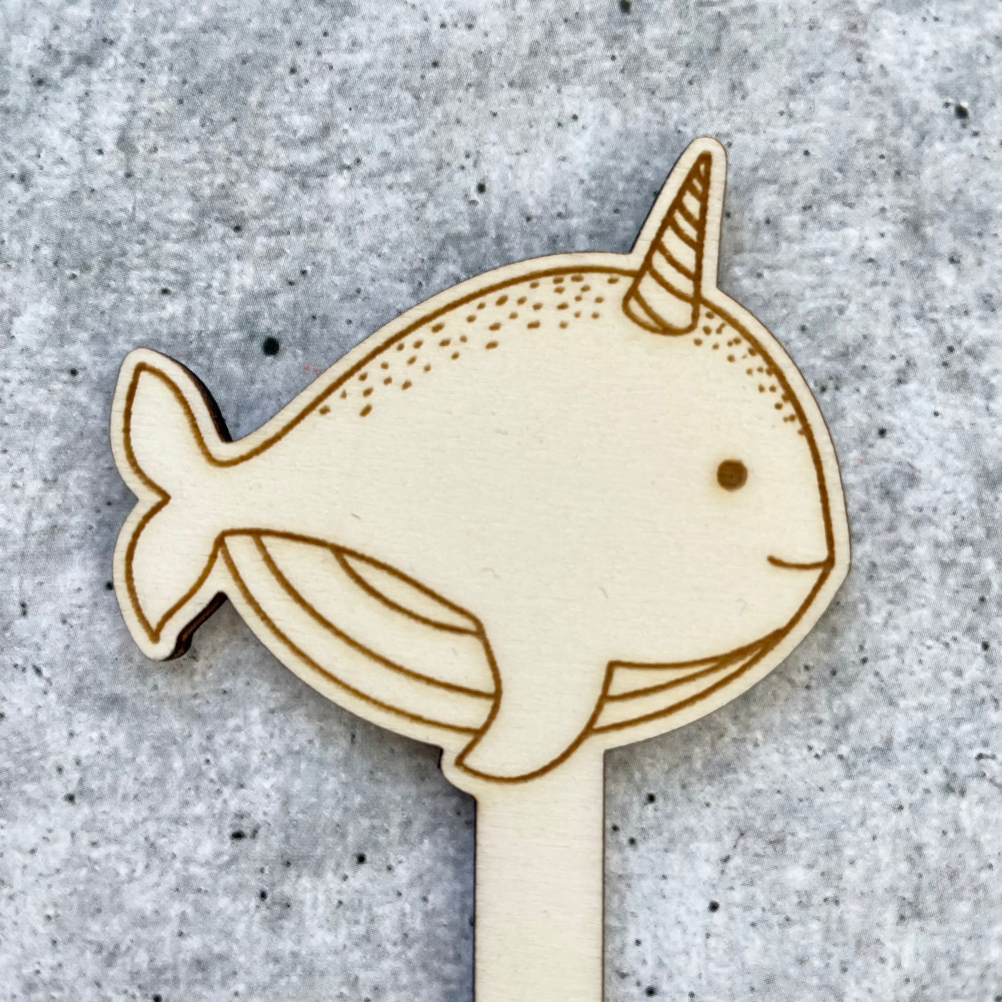 Caketopper Unterwasserwelt | Einhornfisch |