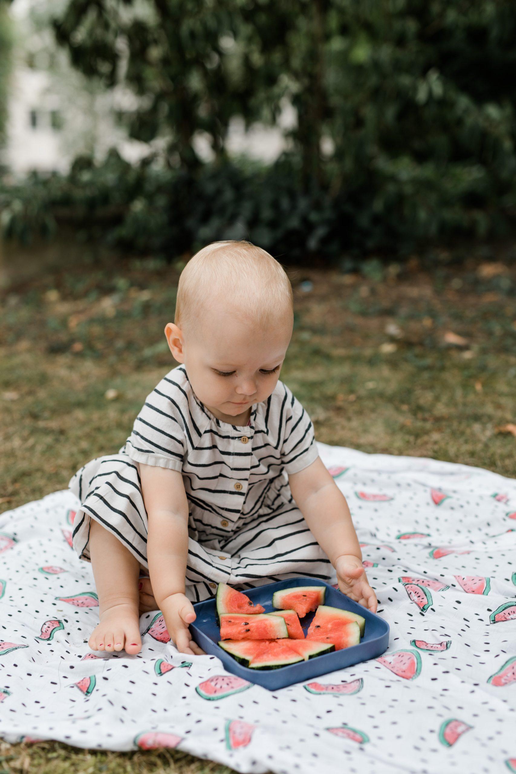 Mulltuch Bio-Baumwolle Wassermelone | Hutch&Putch