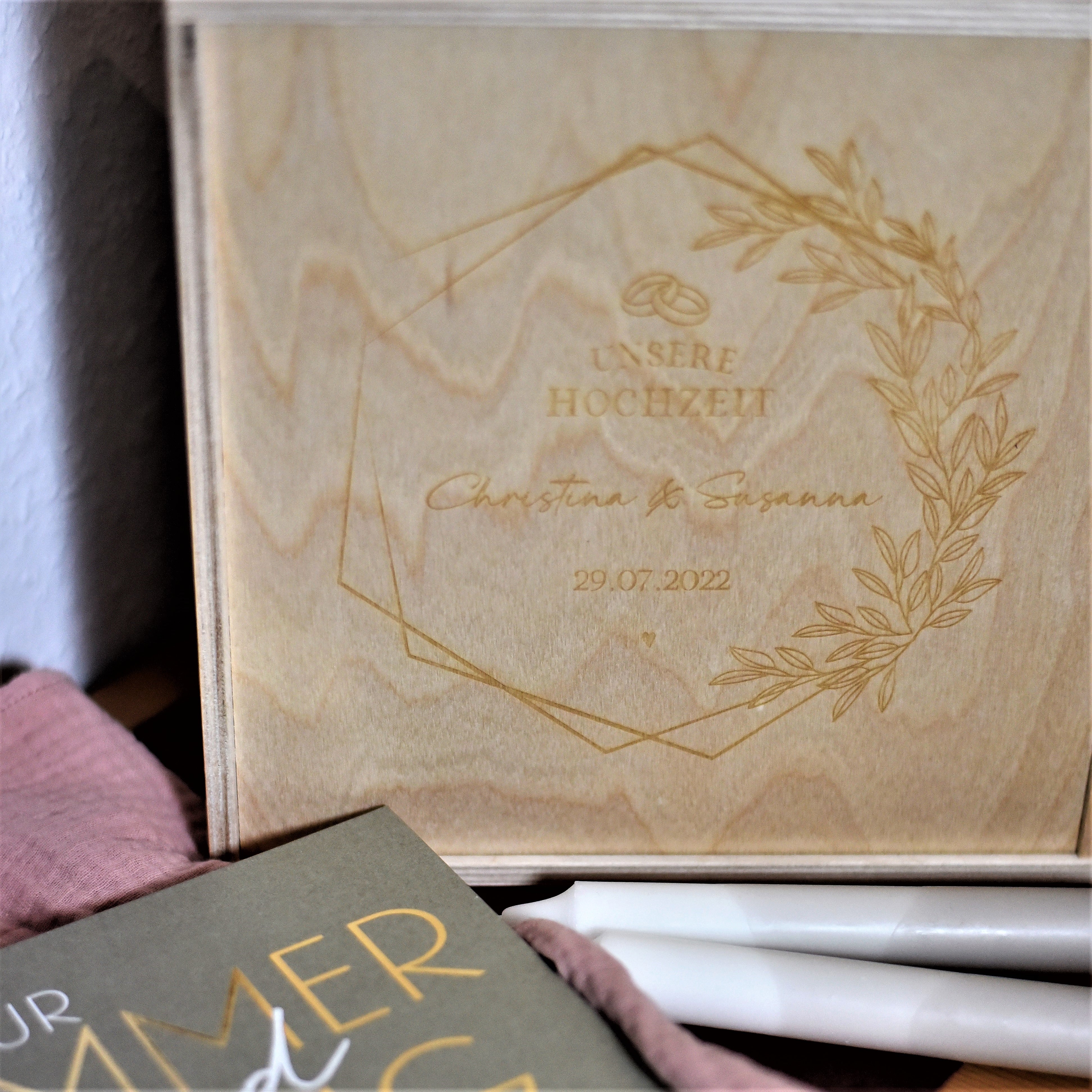Erinnerungskiste "Unsere Hochzeit"