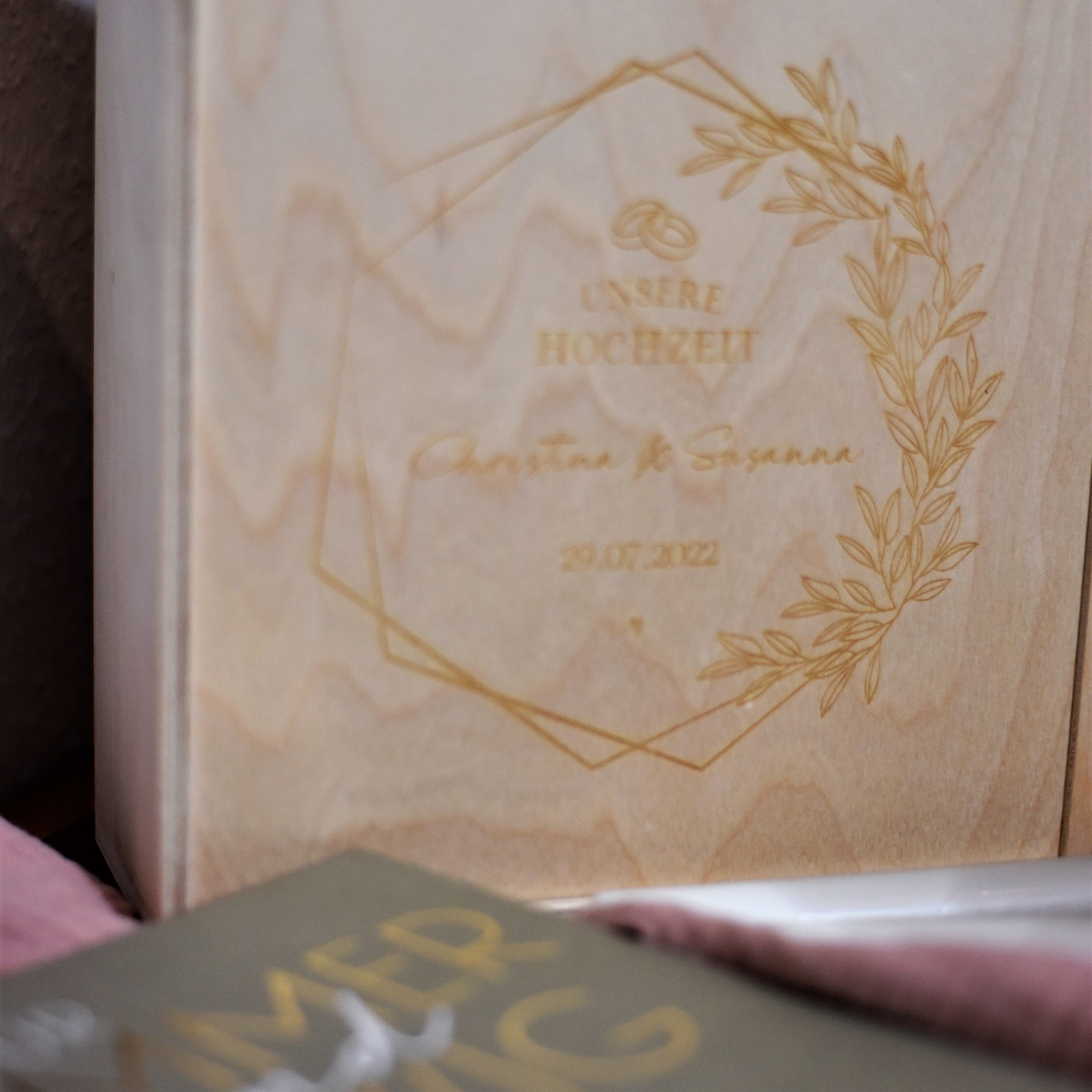 Erinnerungskiste "Unsere Hochzeit"