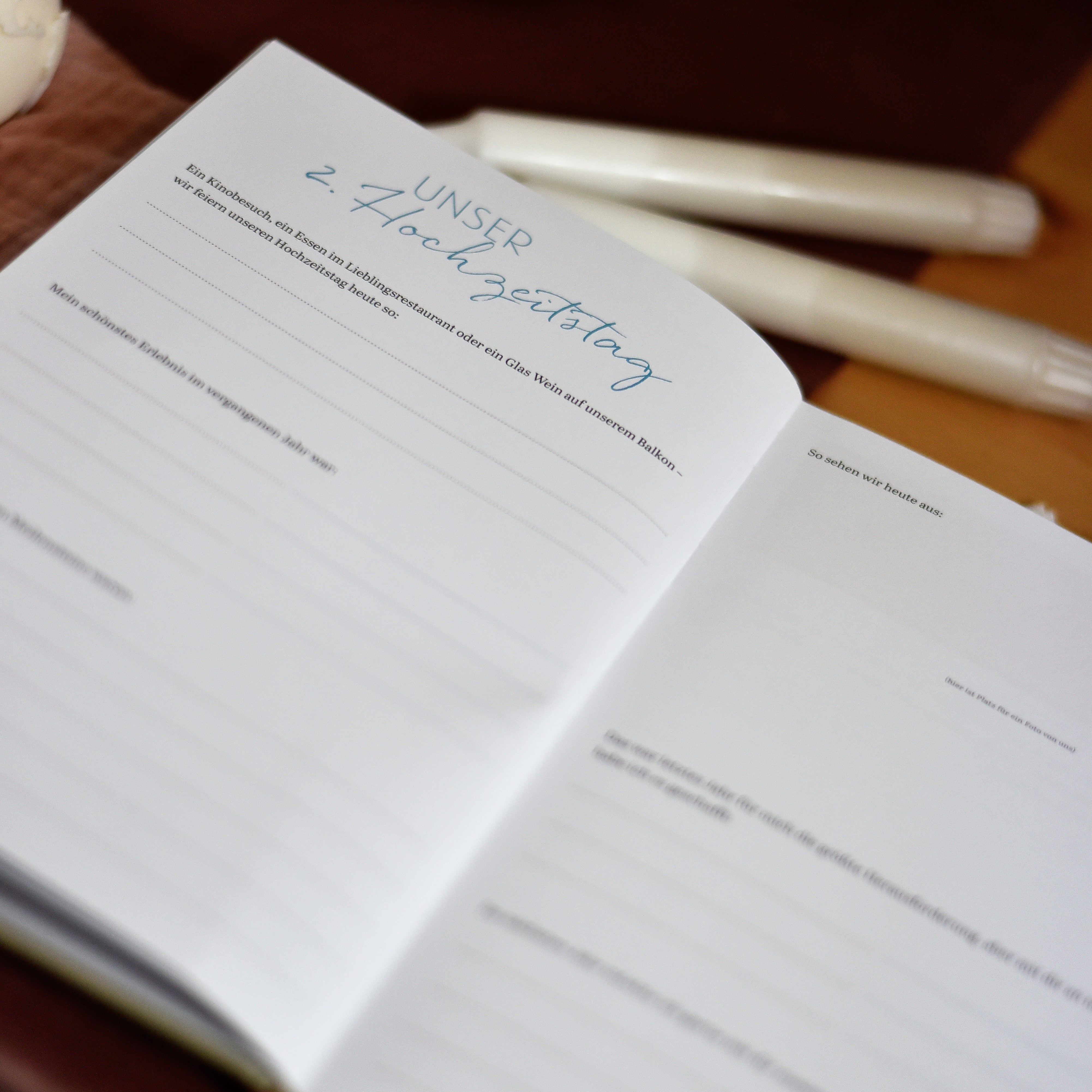 Erinnerungskiste "Unsere Hochzeit"