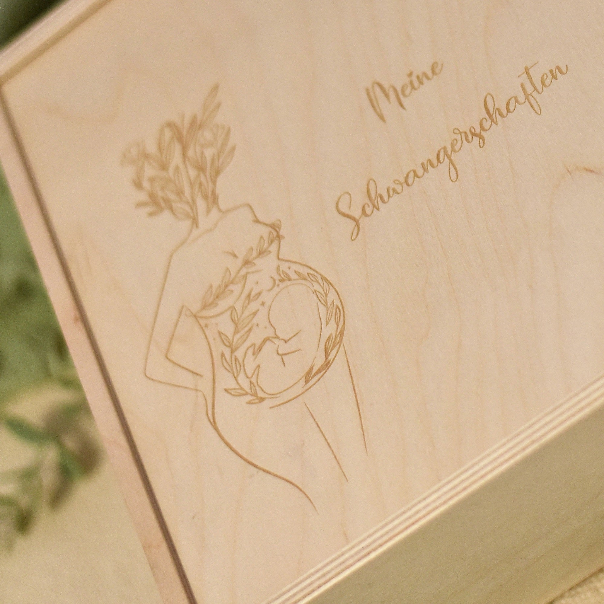 Erinnerungskiste zur Schwangerschaft