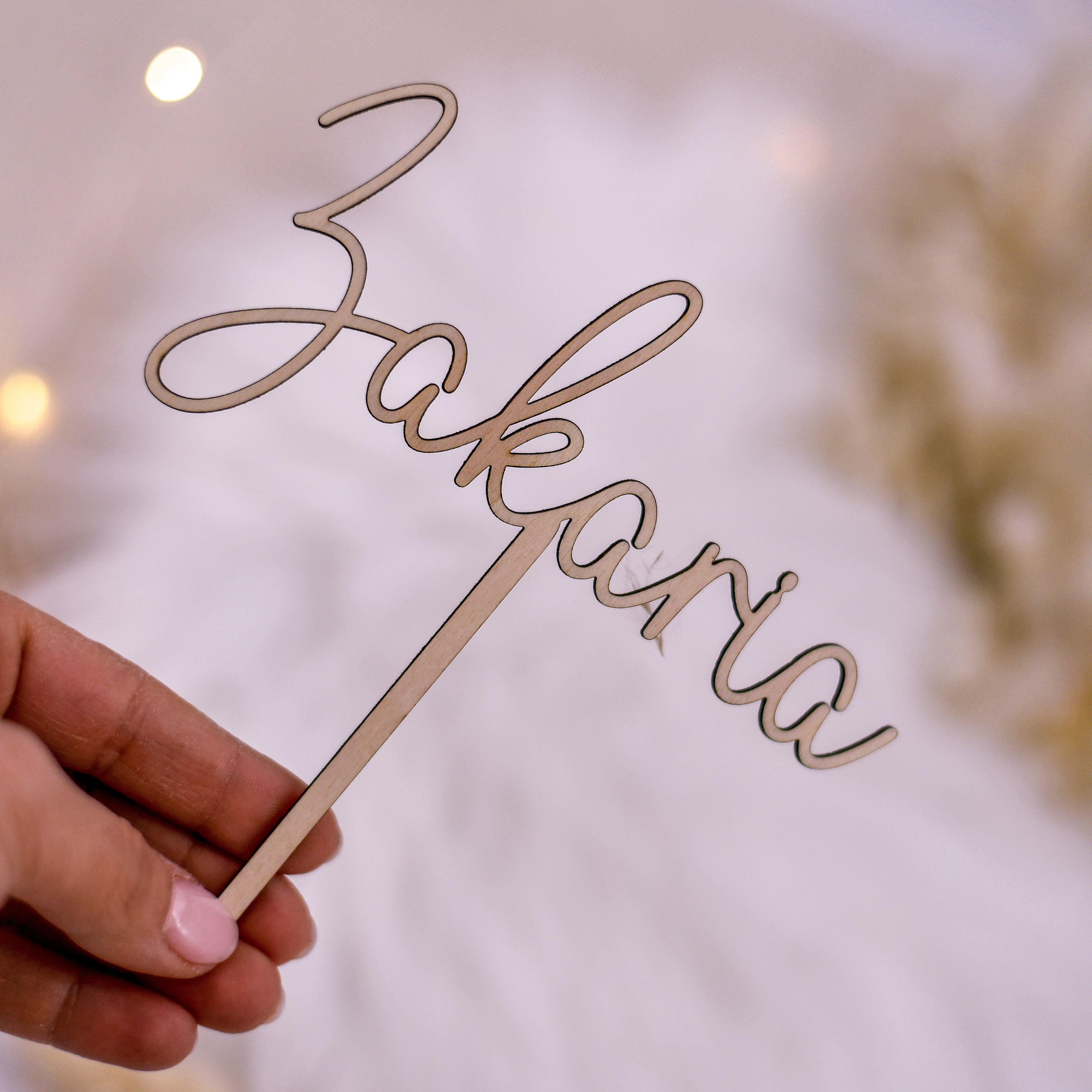 Caketopper Name "Zakaria"