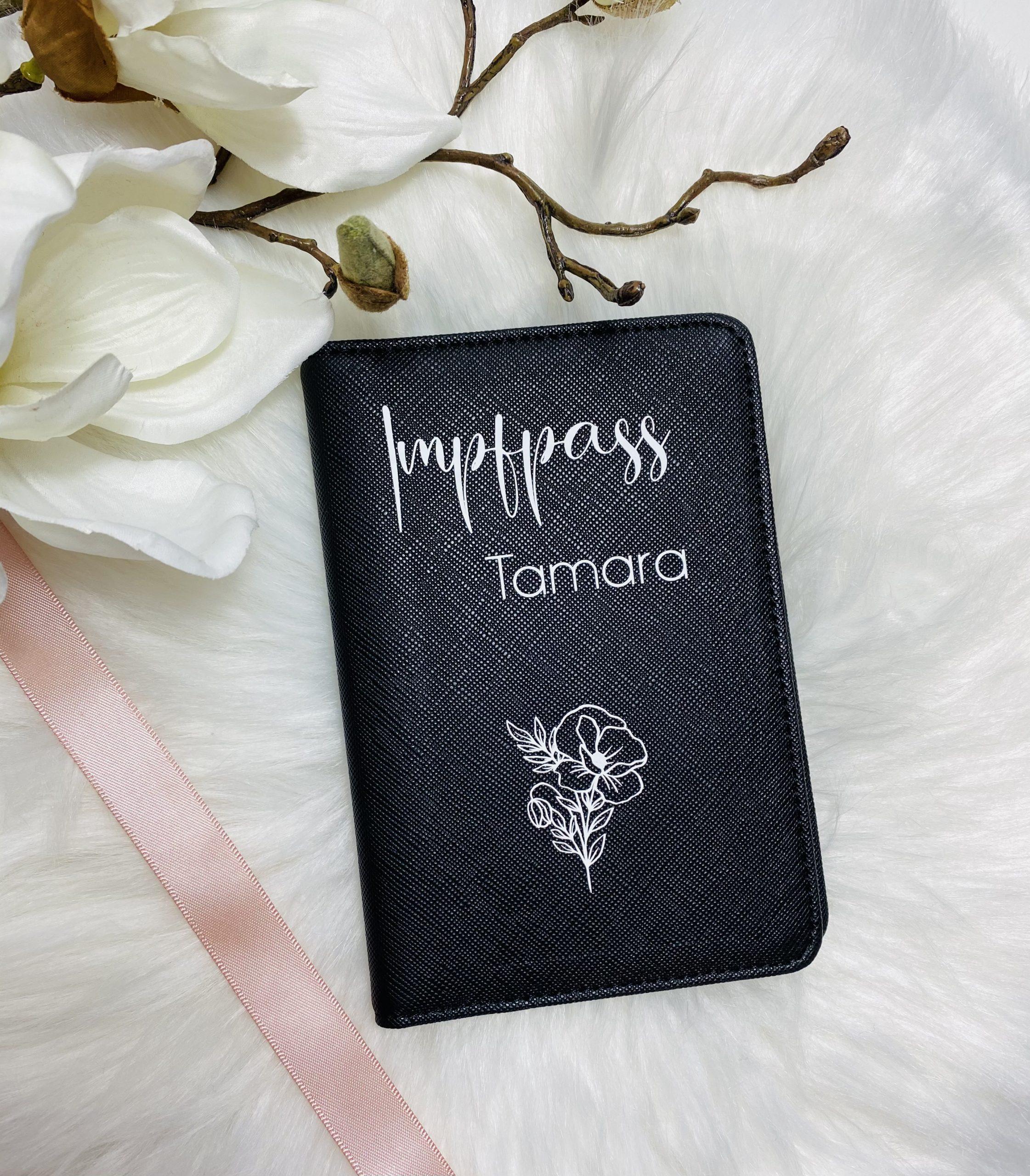 Impfpasshülle Poppy Flower