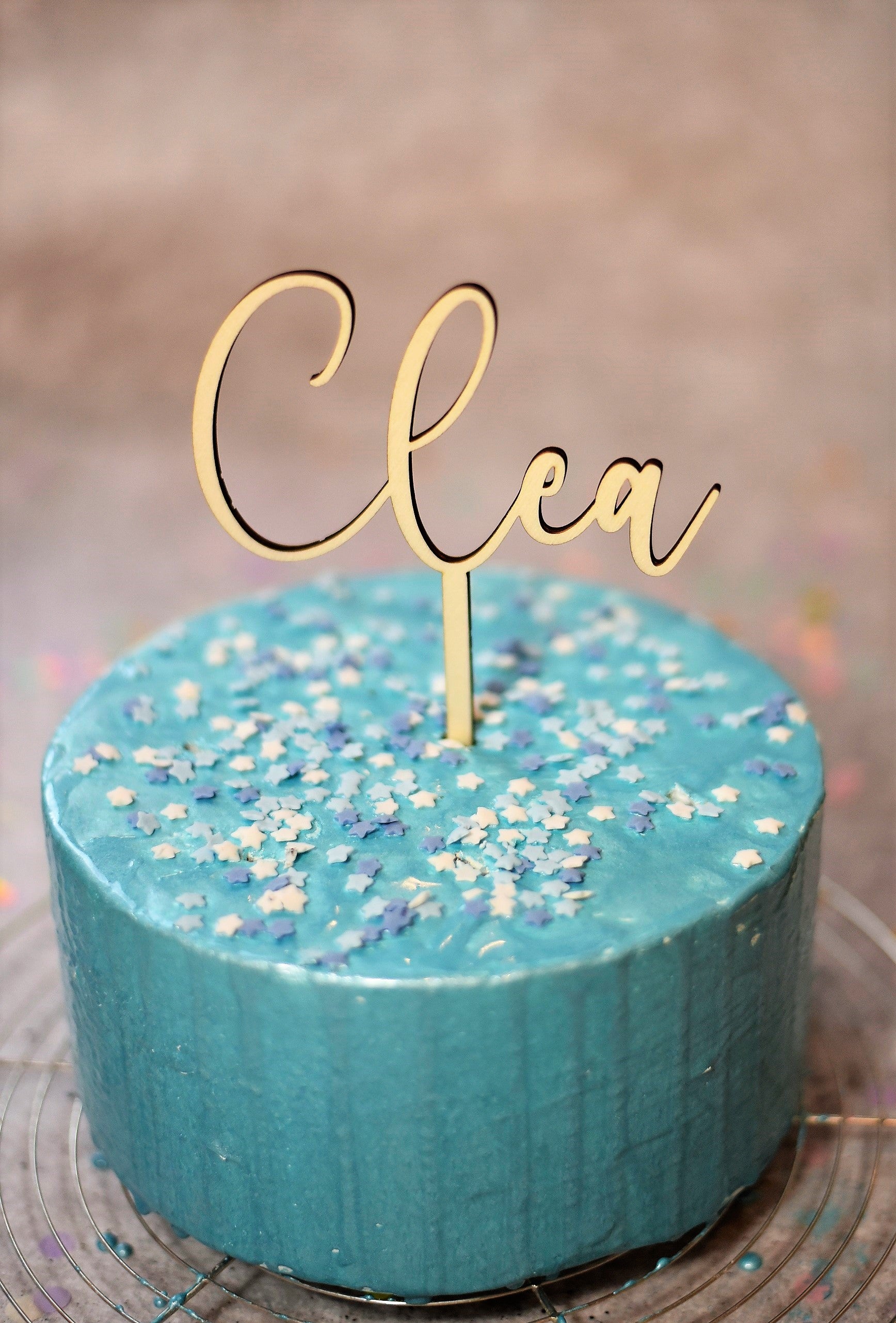 Personalisierter Caketopper mit Namen
