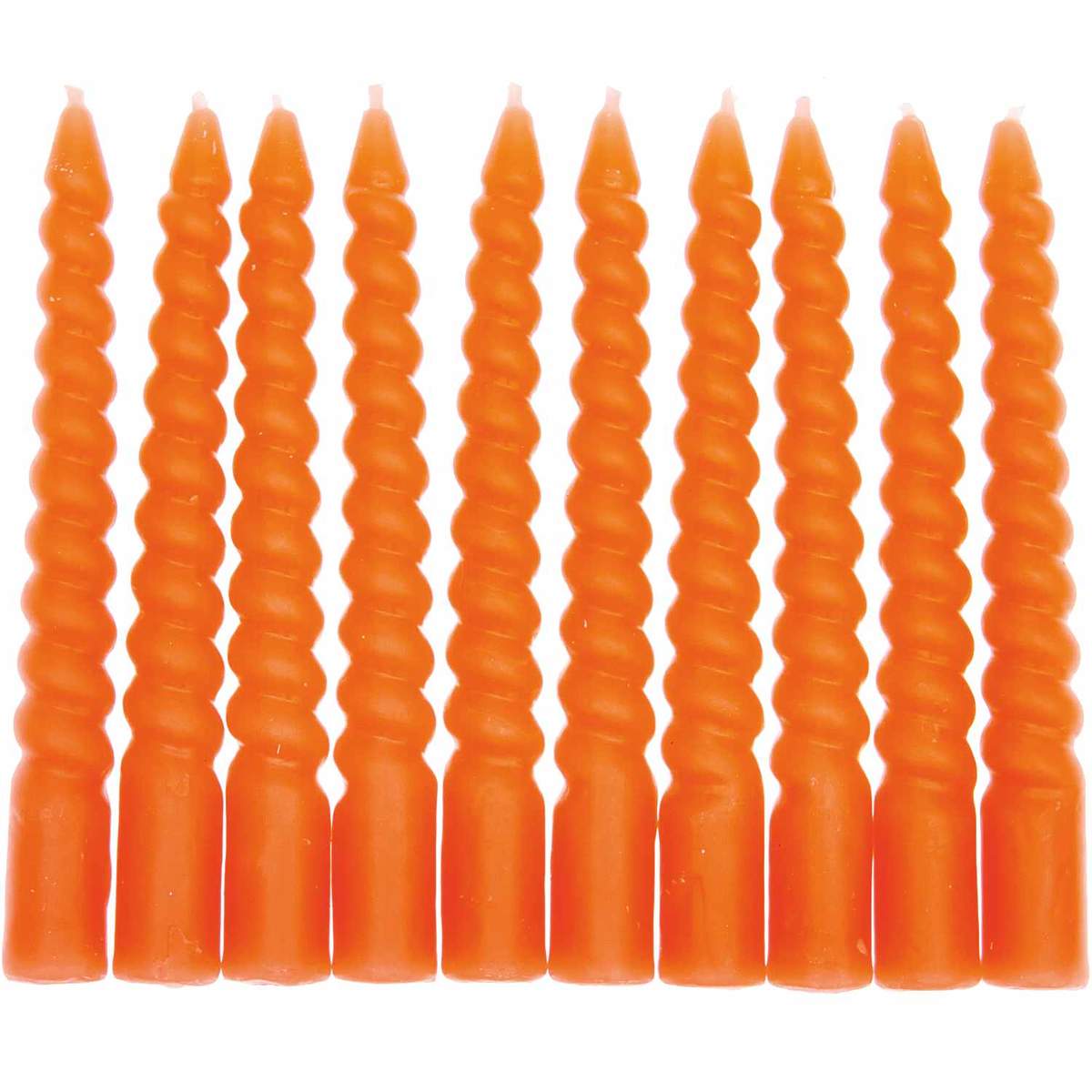 Spiralkerze | Rico | 10 Stk. | Neon Rot
