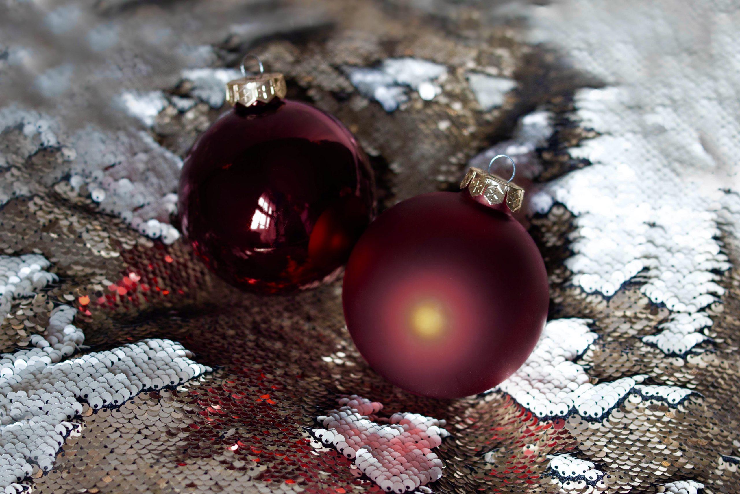 Christbaumkugel Danke