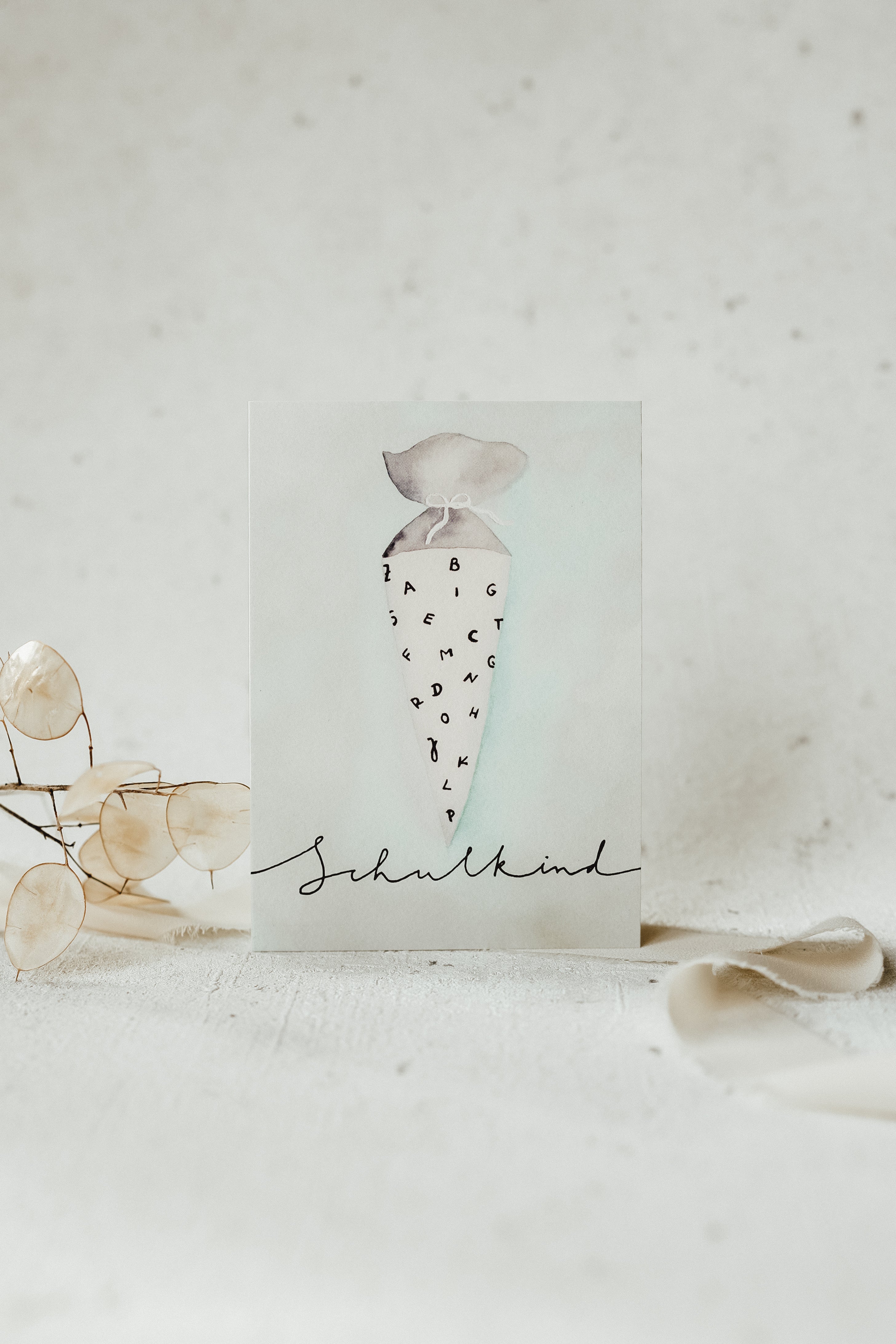 Schulkind | Klappkarte | Linda Mundo