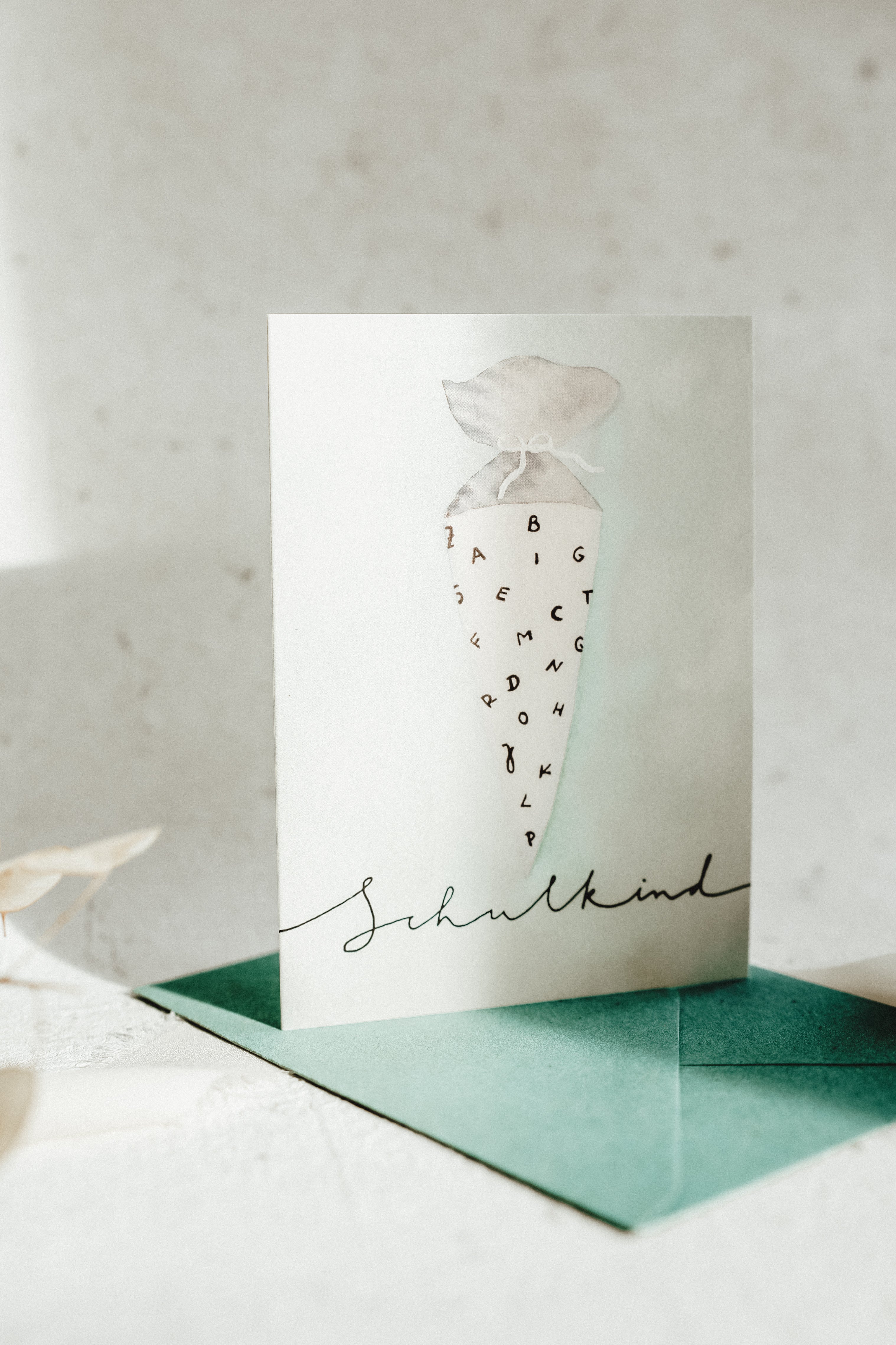 Schulkind | Klappkarte | Linda Mundo