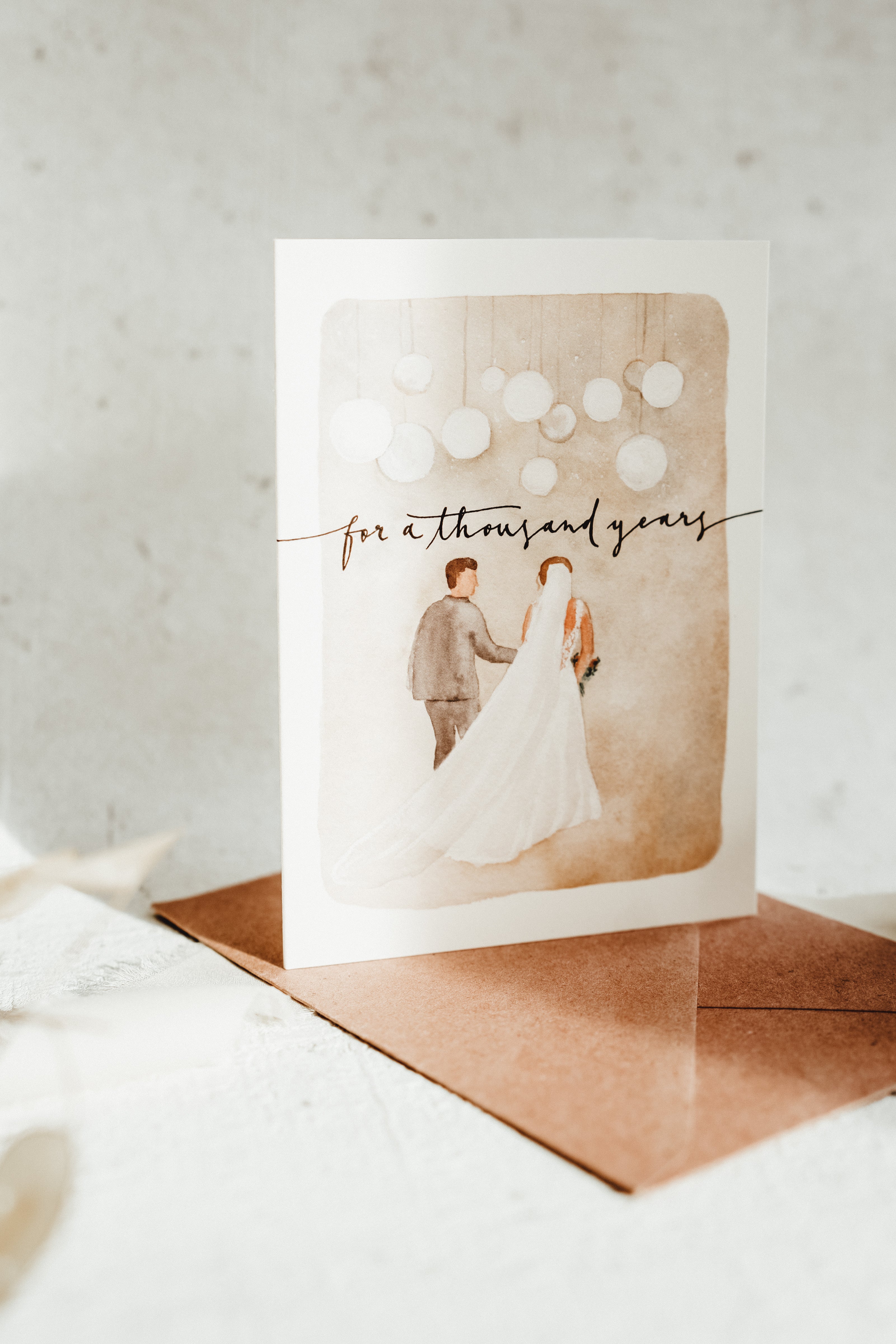 A thousand years | Klappkarte mit Umschlag | Bestseller | Linda Mundo