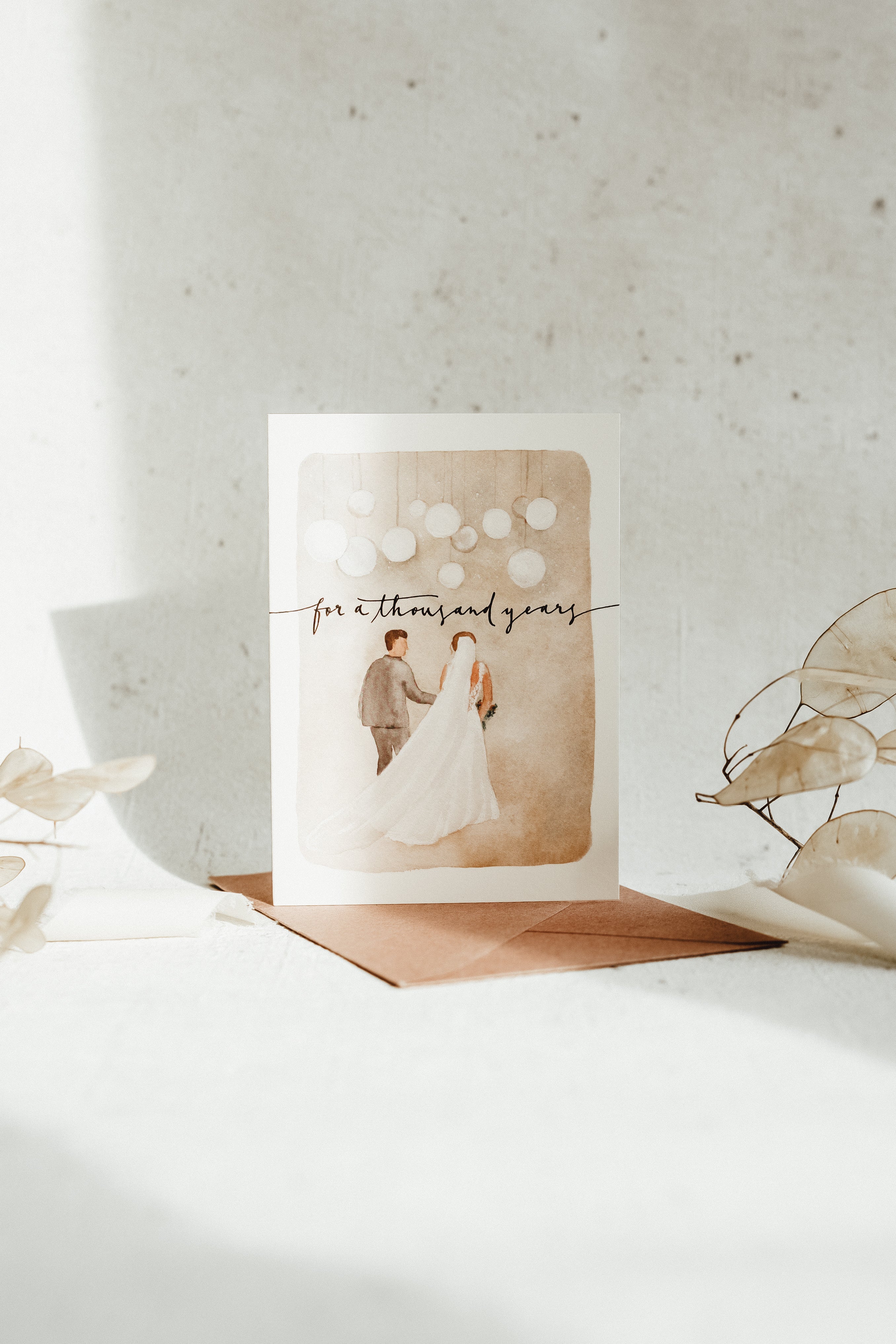 A thousand years | Klappkarte mit Umschlag | Bestseller | Linda Mundo