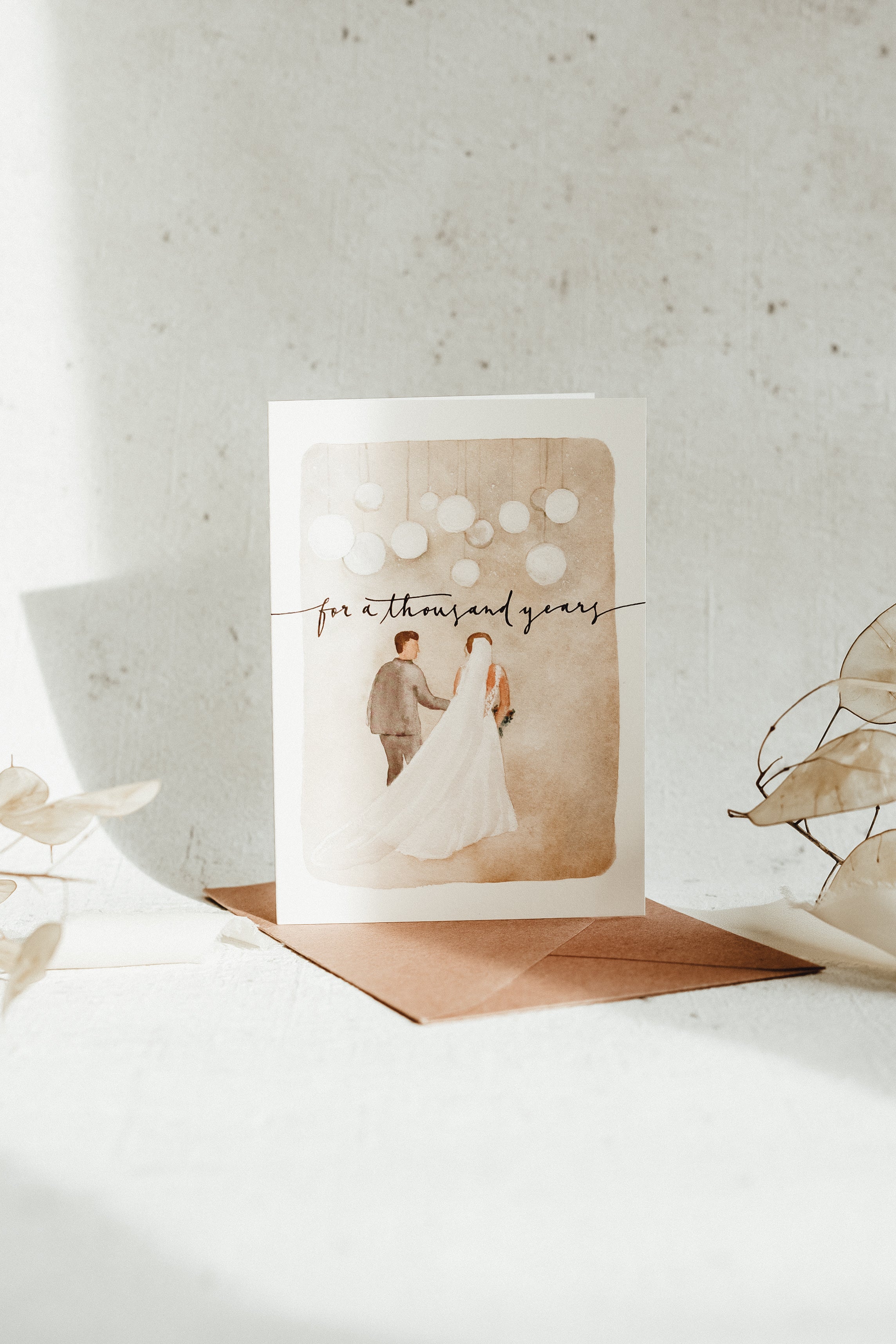 A thousand years | Klappkarte mit Umschlag | Bestseller | Linda Mundo