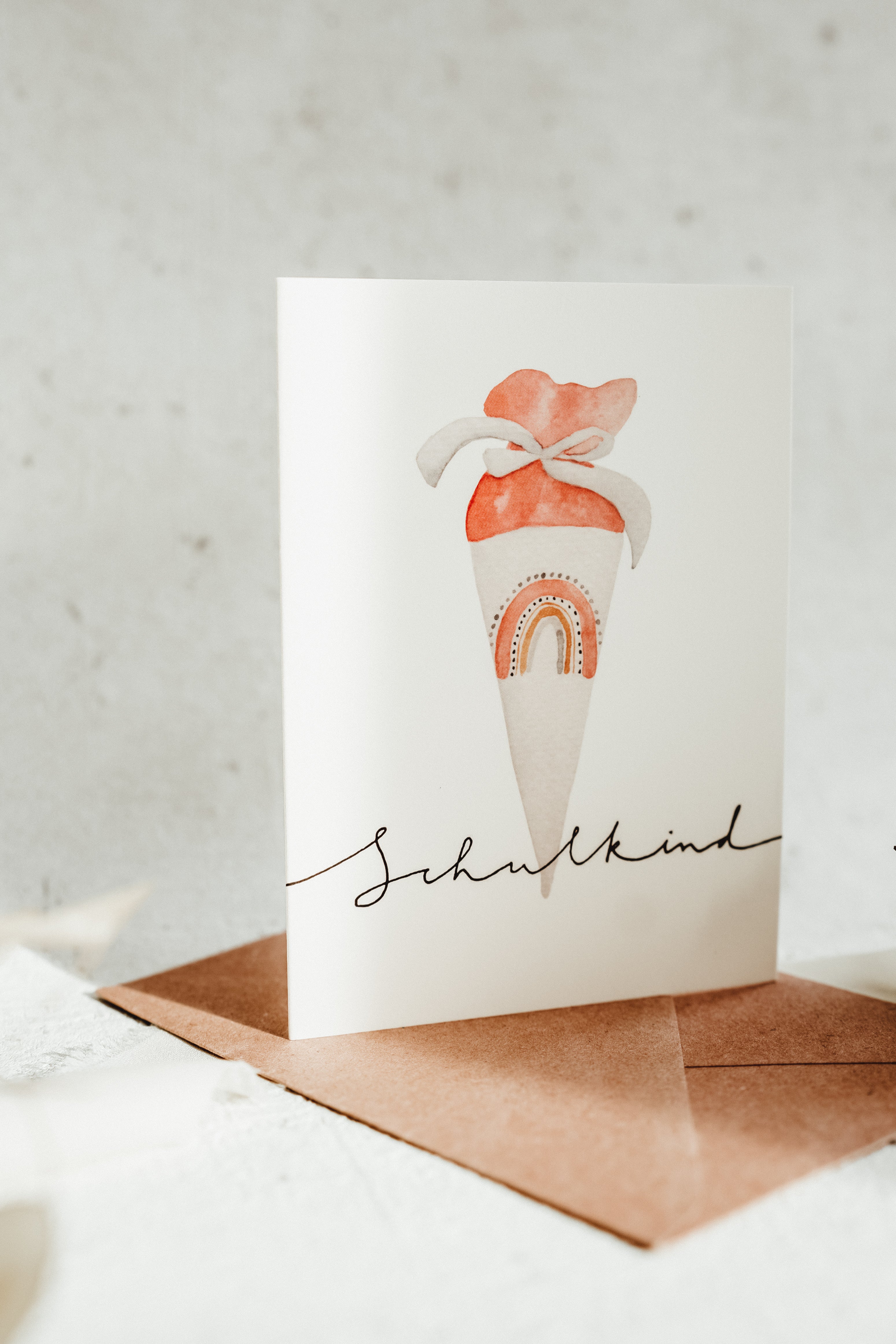 Schulkind | Klappkarte | Linda Mundo