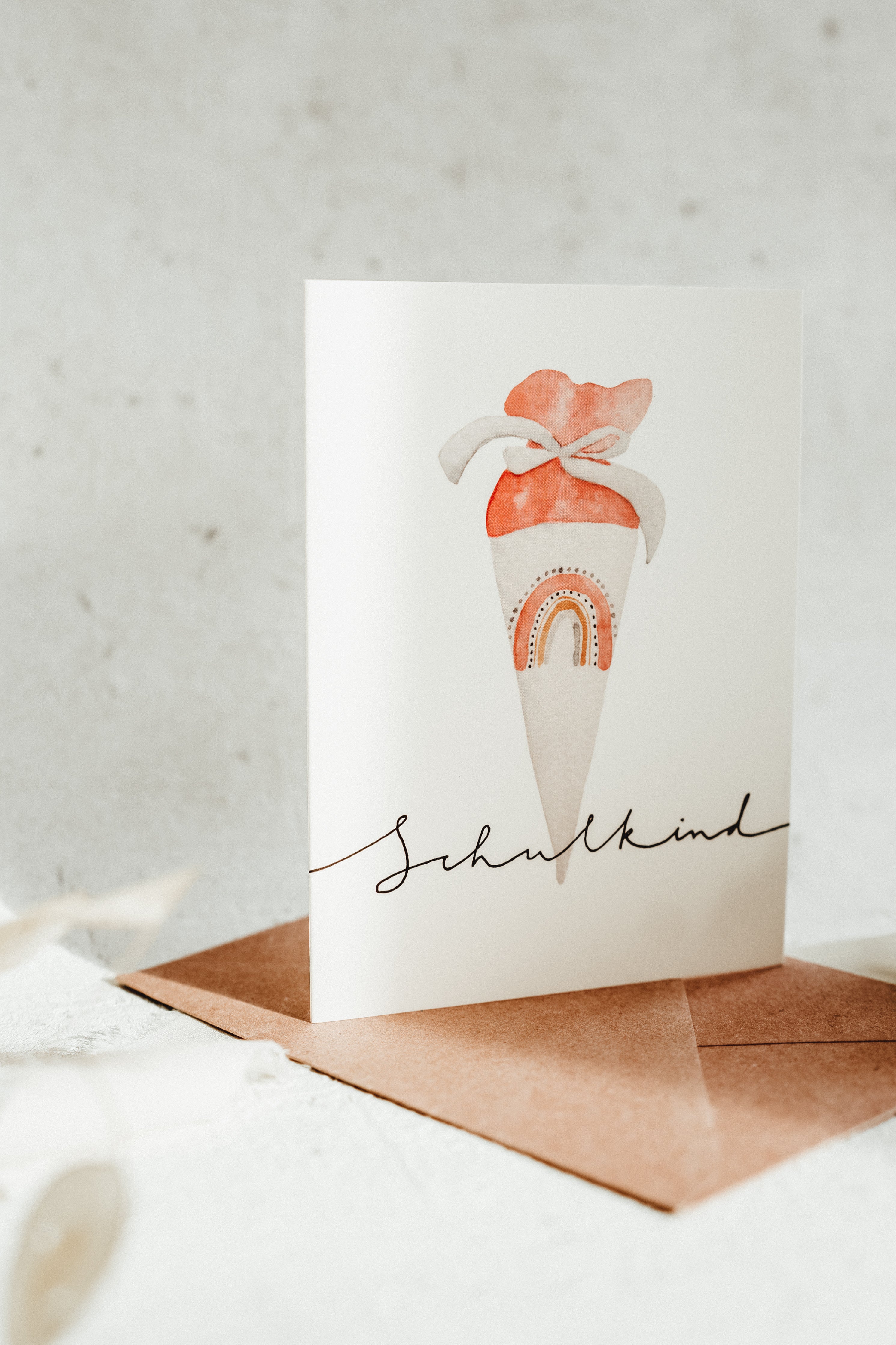 Schulkind | Klappkarte | Linda Mundo