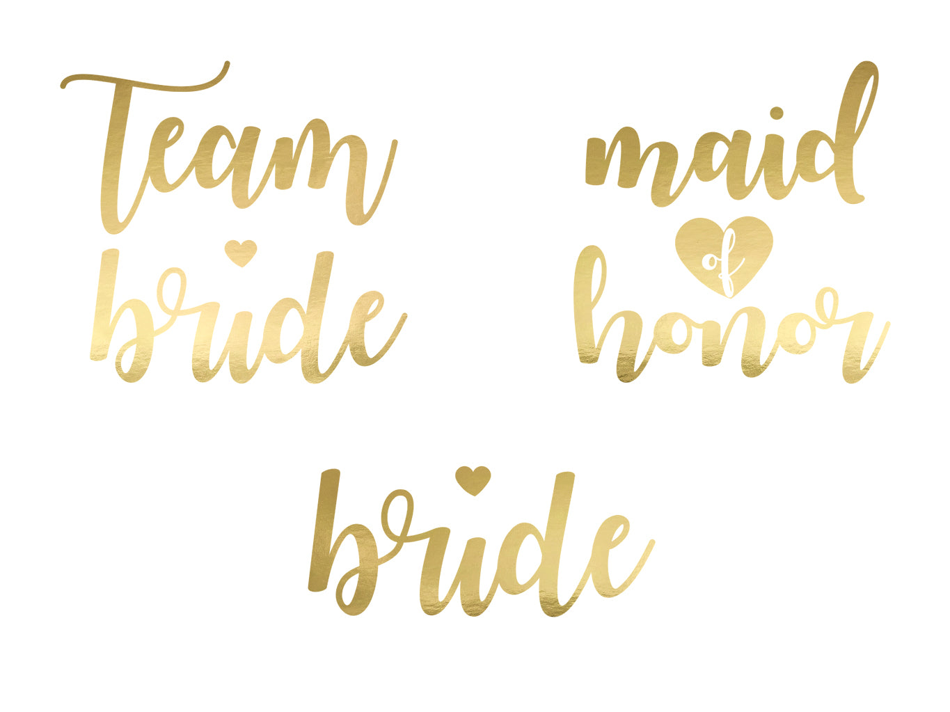 Bridal Tattoo Gold