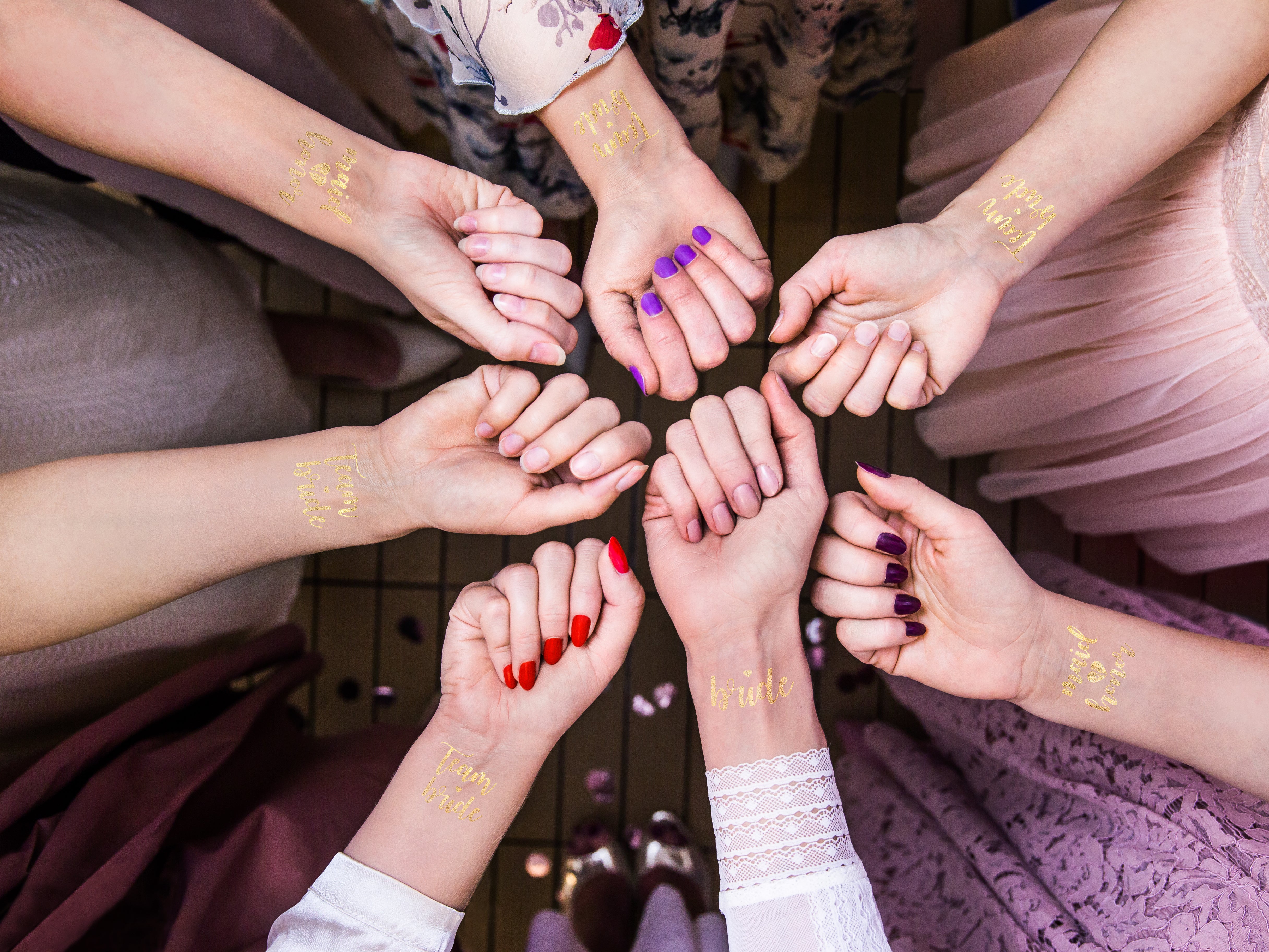Bridal Tattoo Gold