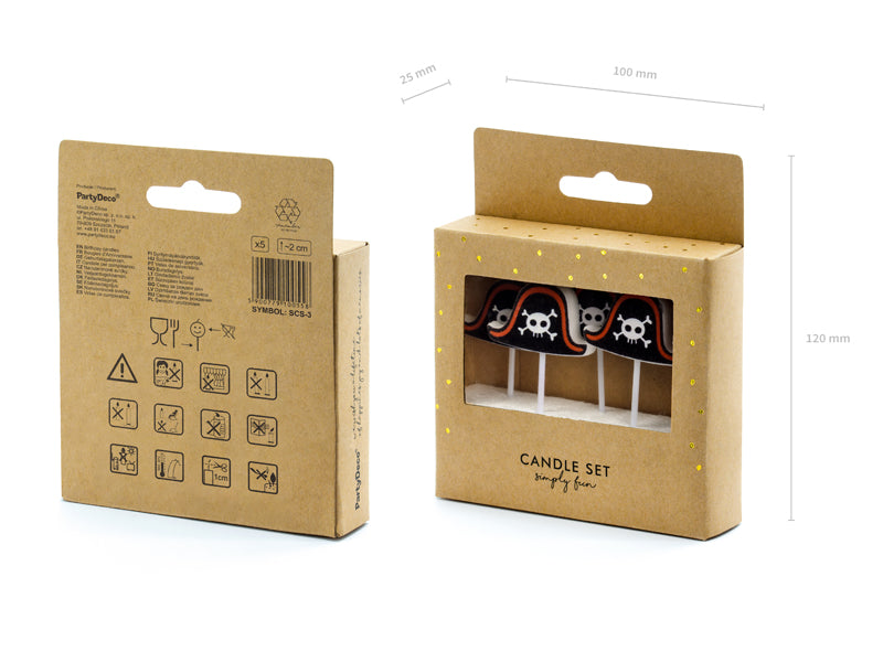 Tortenkerze | Pirat | 6 Stk.