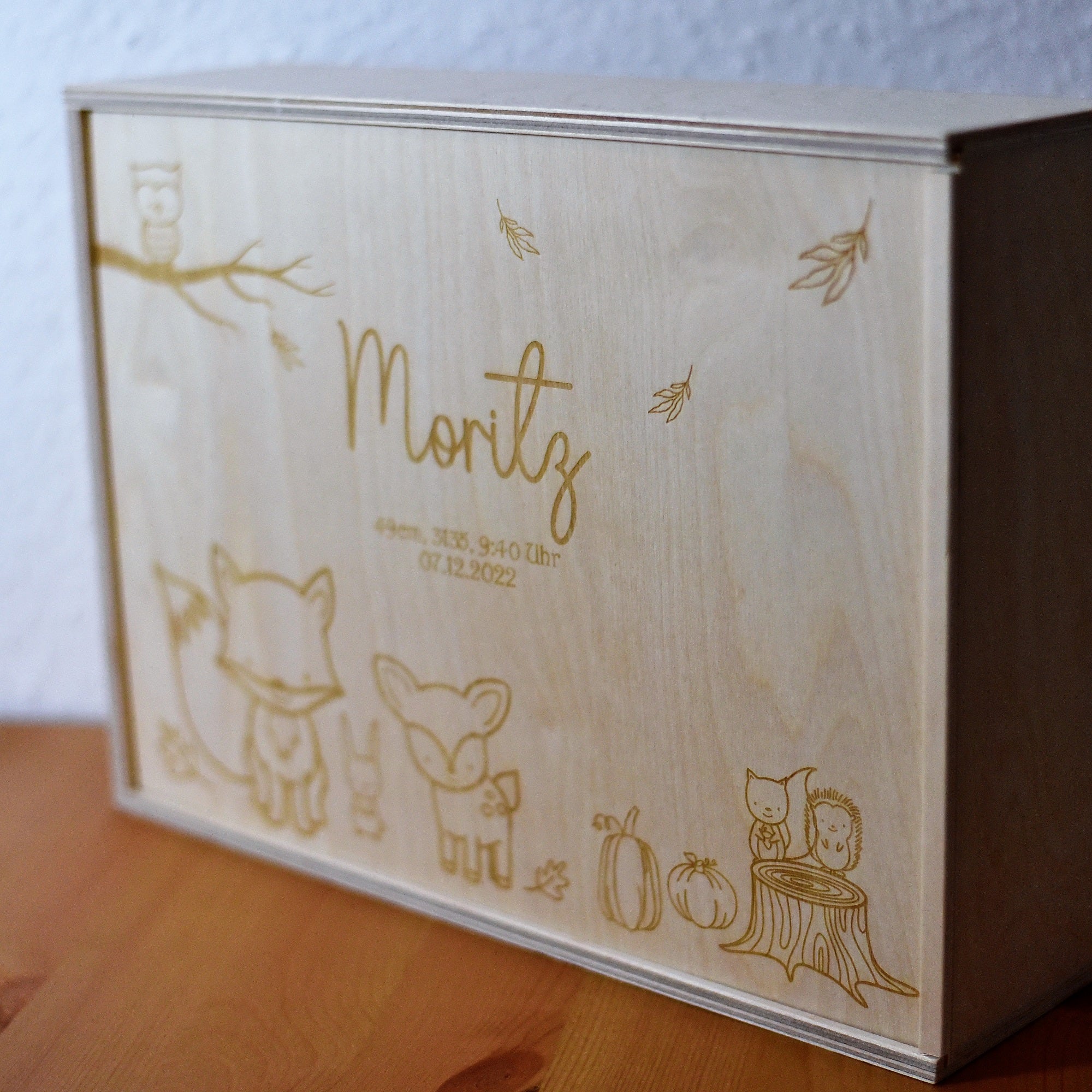 Erinnerungskiste zur Geburt | Waldkind