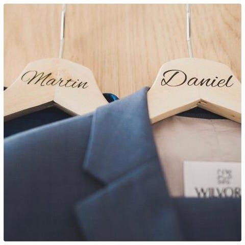 Kleiderbügel Bräutigam