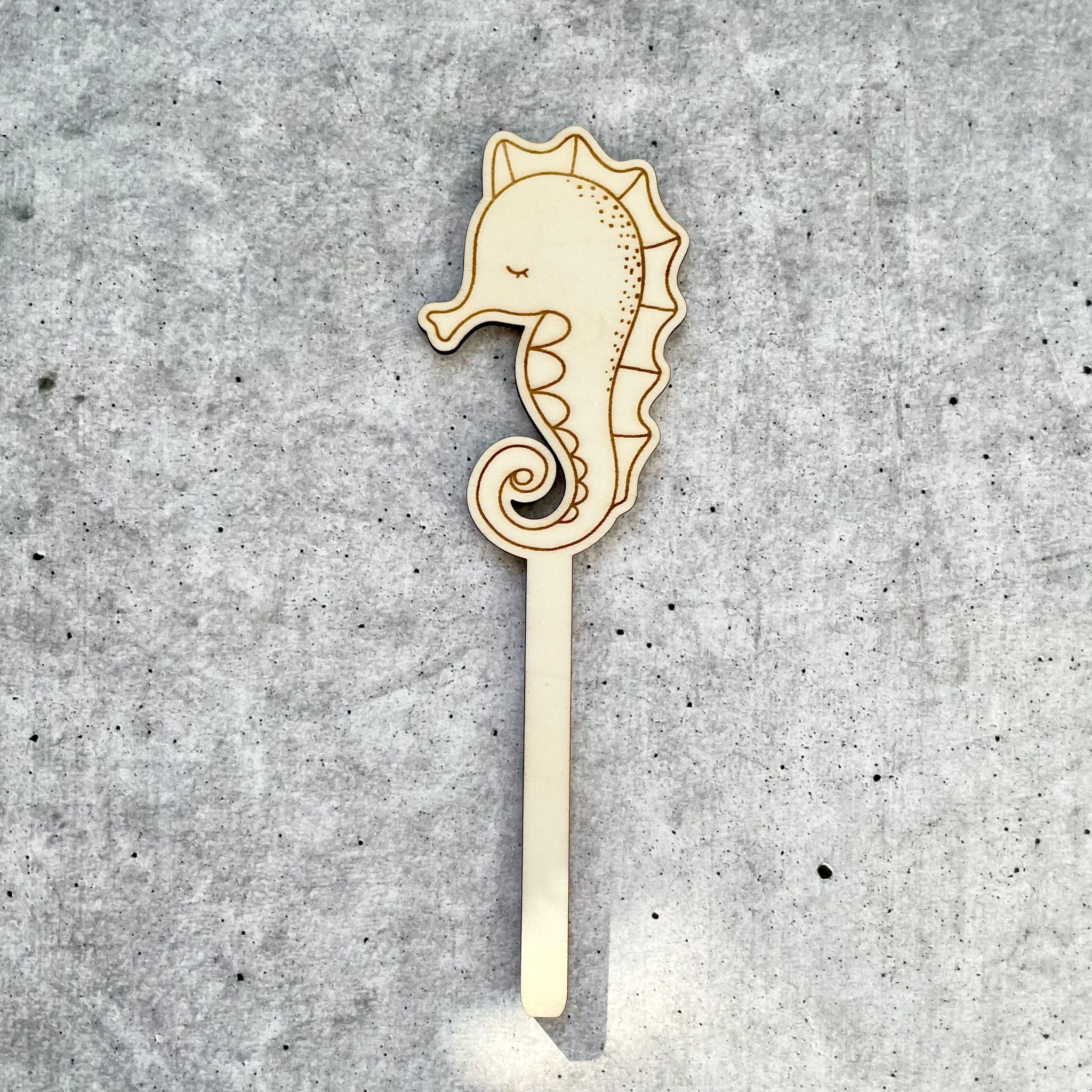 Caketopper Unterwasserwelt | Seepferdchen |