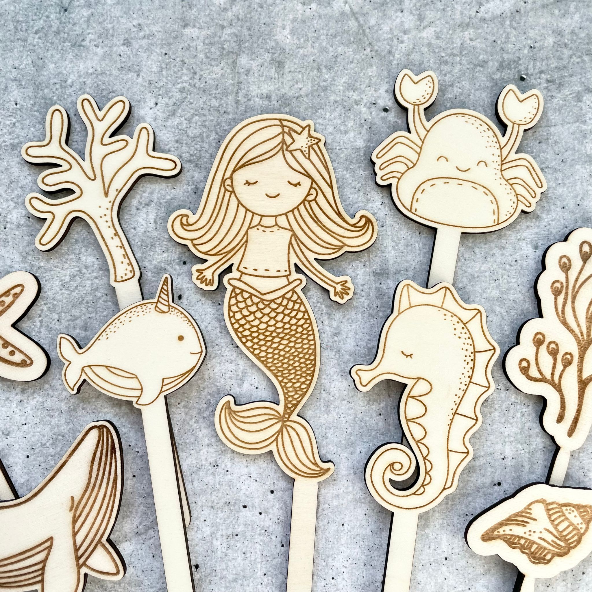 Caketopper Unterwasserwelt | Einhornfisch |