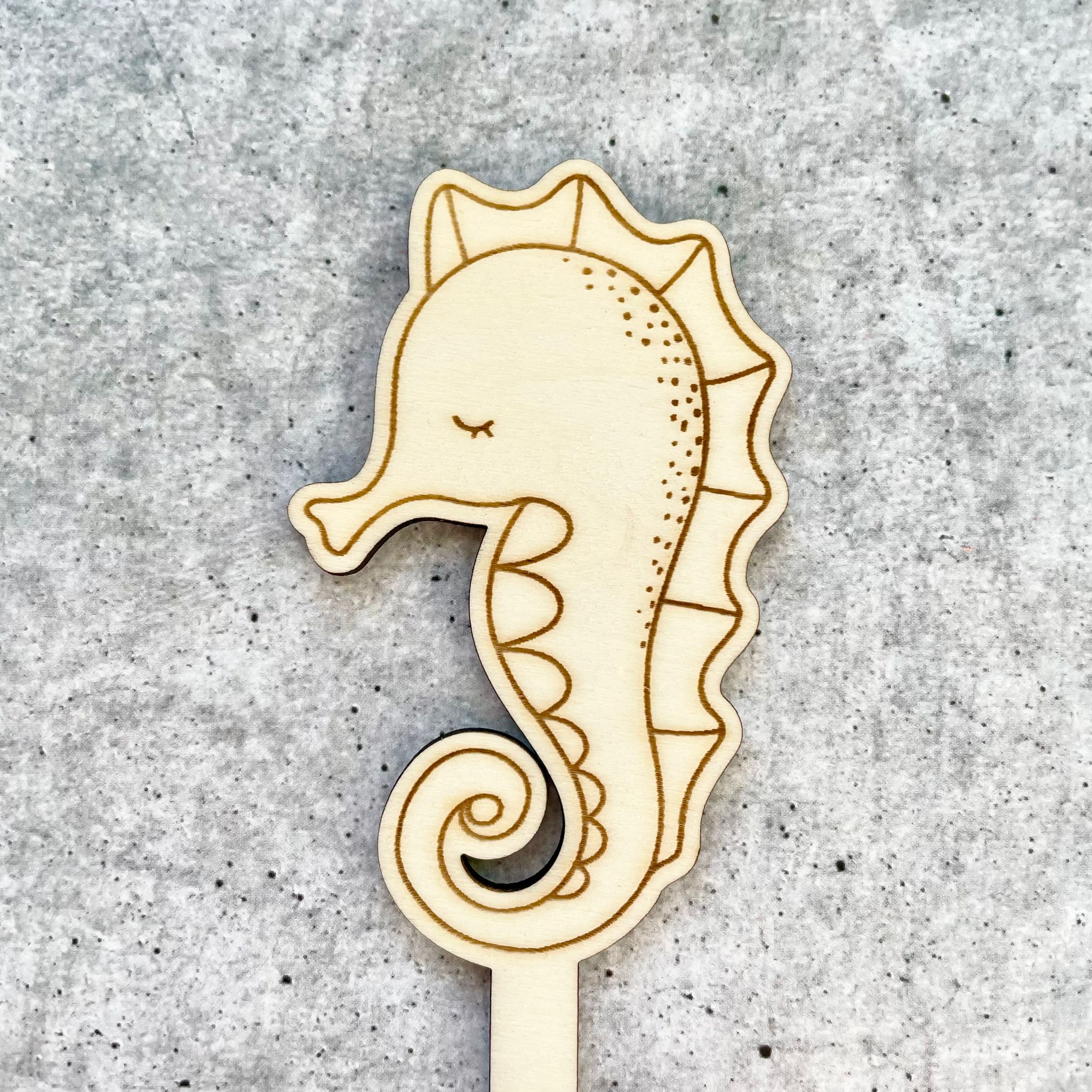 Caketopper Unterwasserwelt | Seepferdchen |