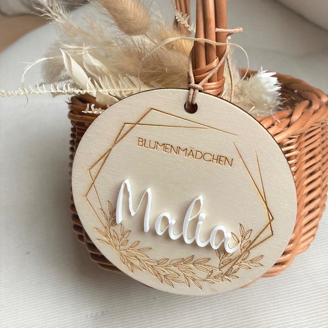 Blumenmädchenkorb | echte Weide | deutsche Produktion