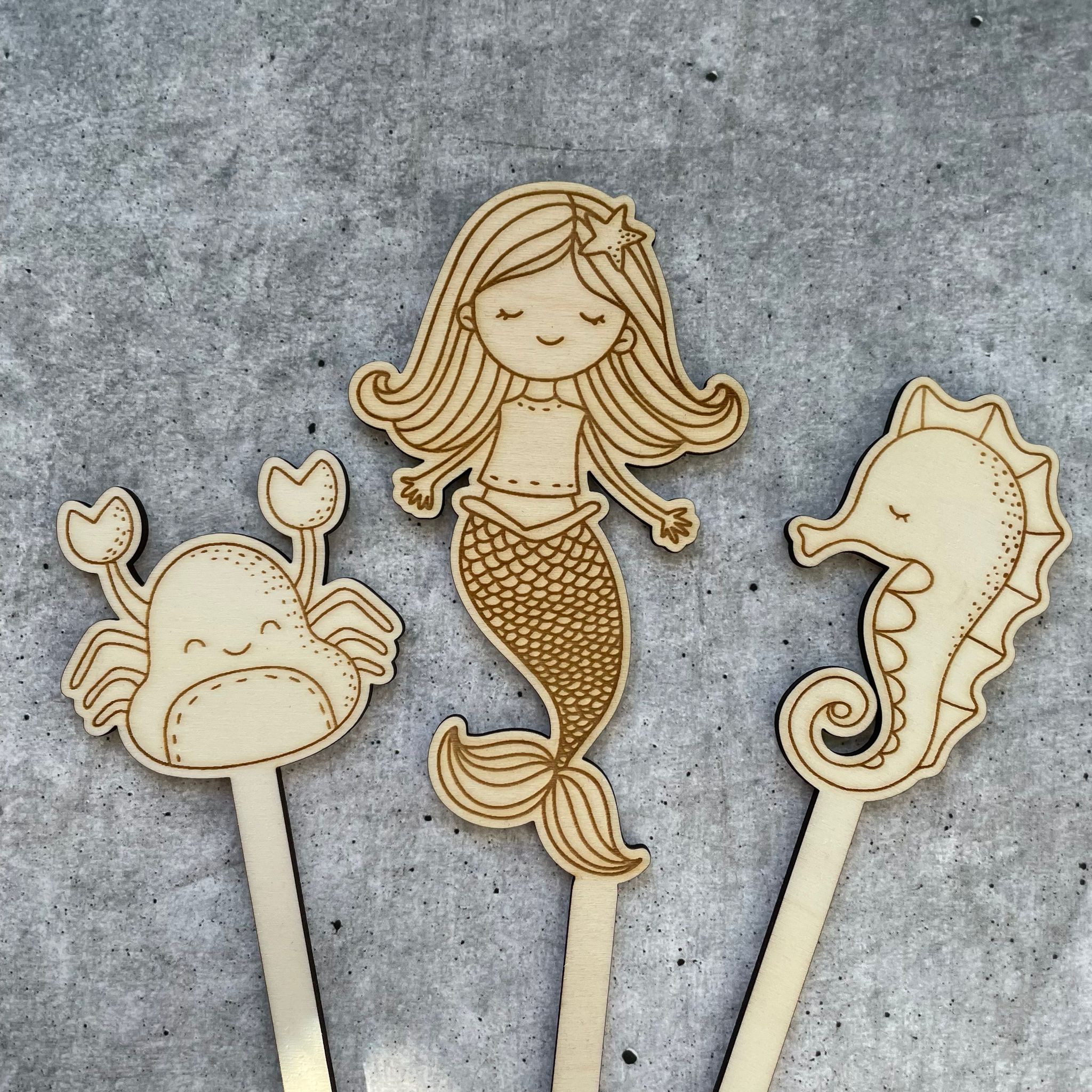 Caketopper Unterwasserwelt | Seepferdchen |