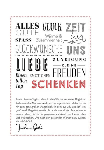 Für Immer und Ewig | Geschenk zur Verlobung | Kleinigkeit zur Hochzeit