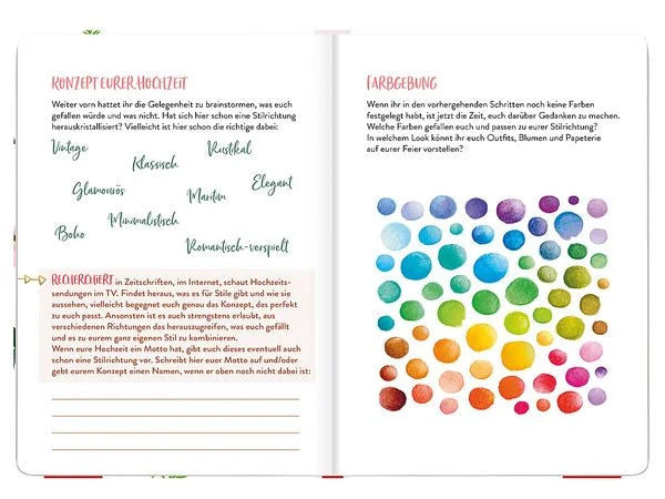 Weddingplaner | Hochzeitsplaner | Budgetplaner | Geschenk zur Verlobung