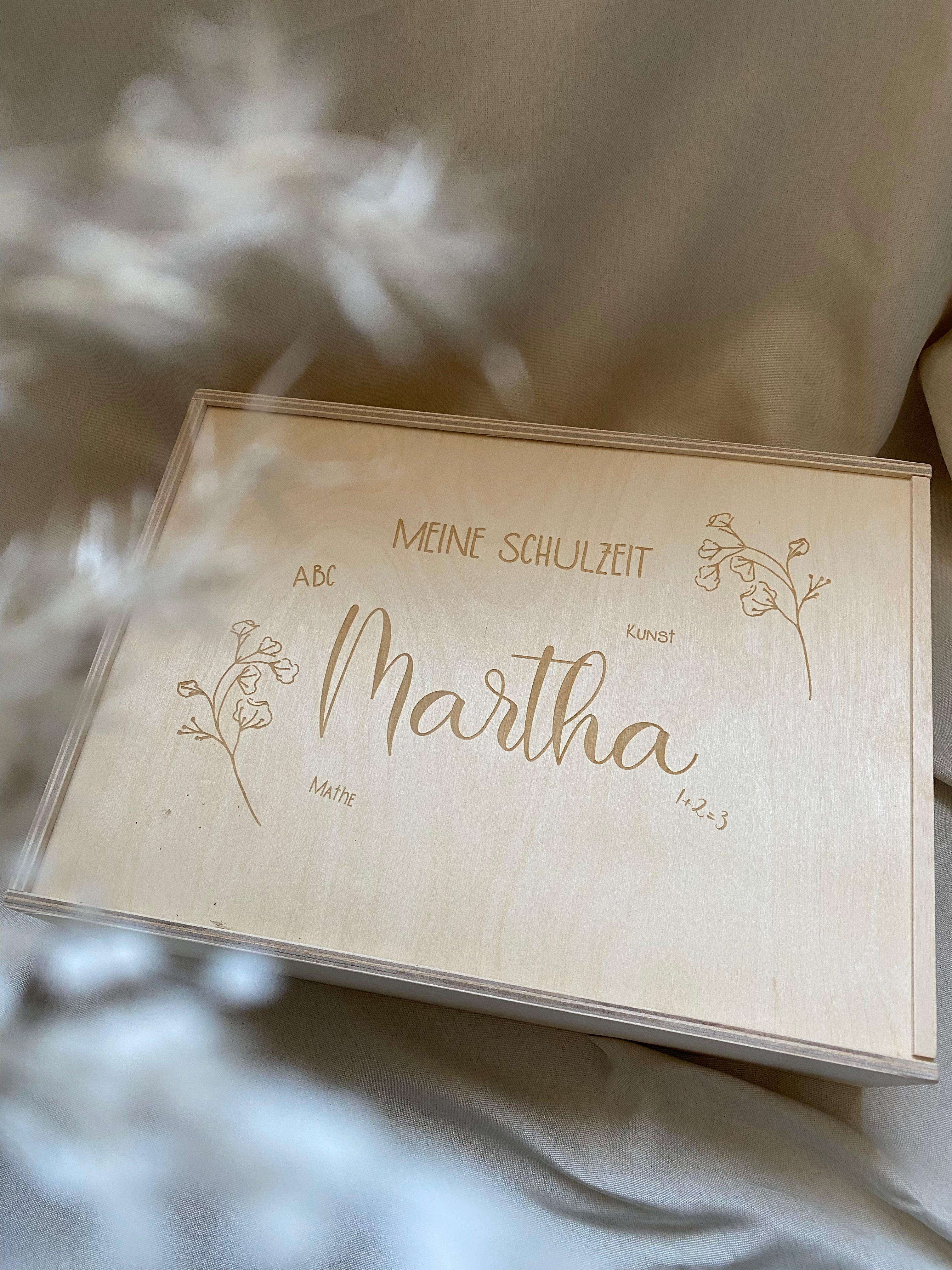 Erinnerungskiste Einschulung | Schulzeit |