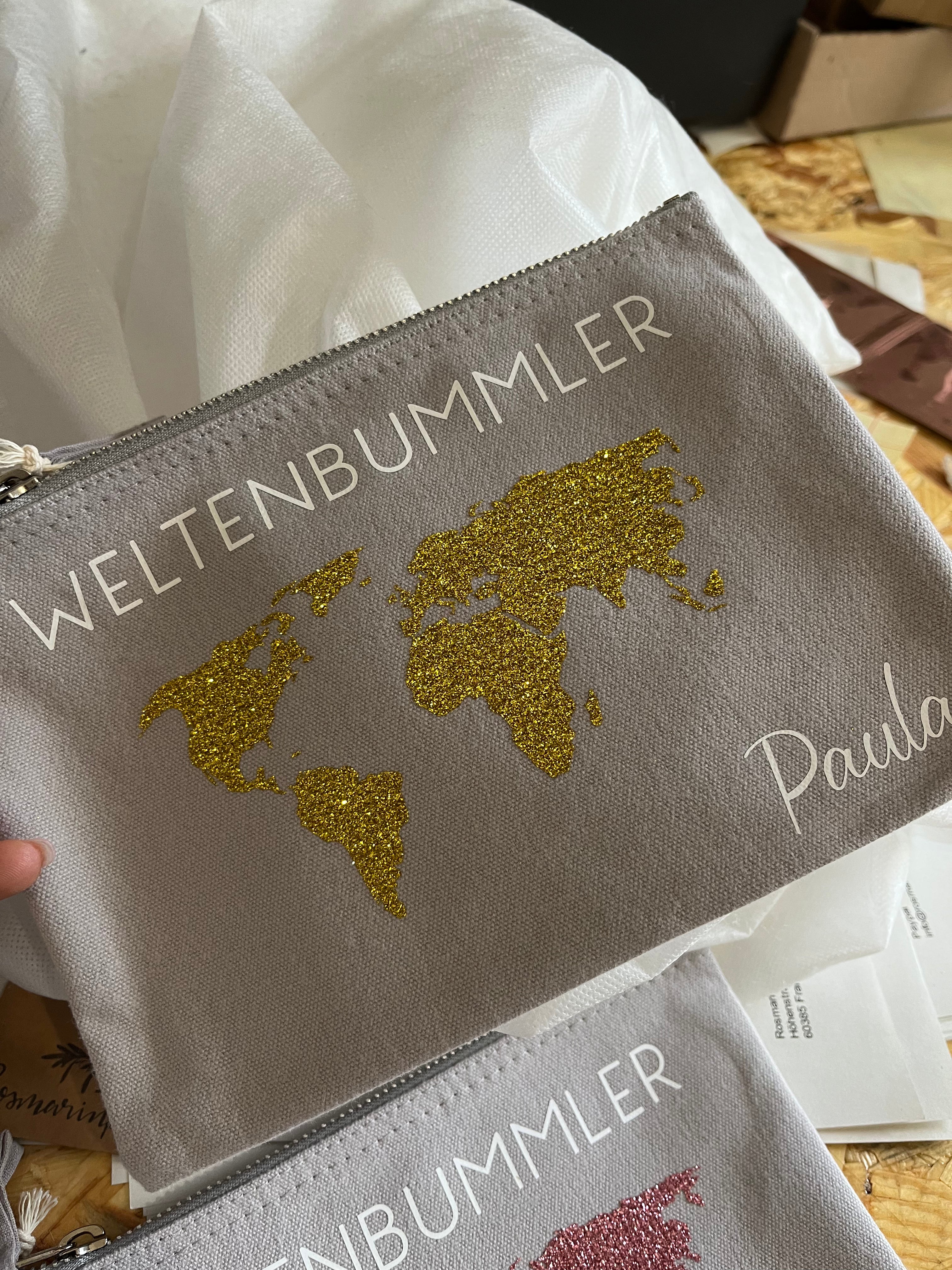 Täschchen "Weltenbummler"