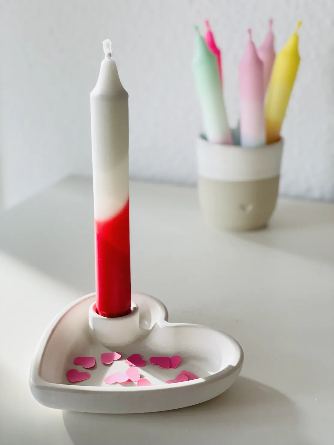 Herzkerzenhalter | handmade