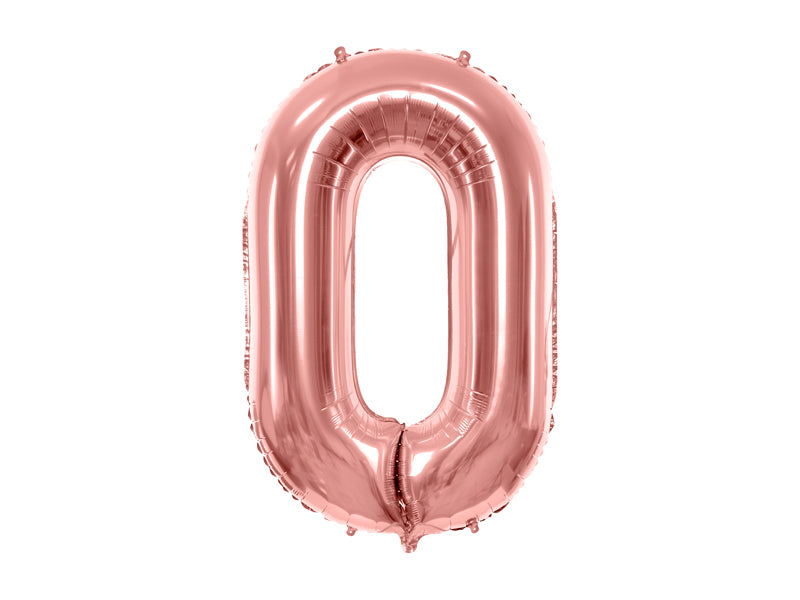 Geburtstagszahl | für Luft & Helium geeignet | Roségold