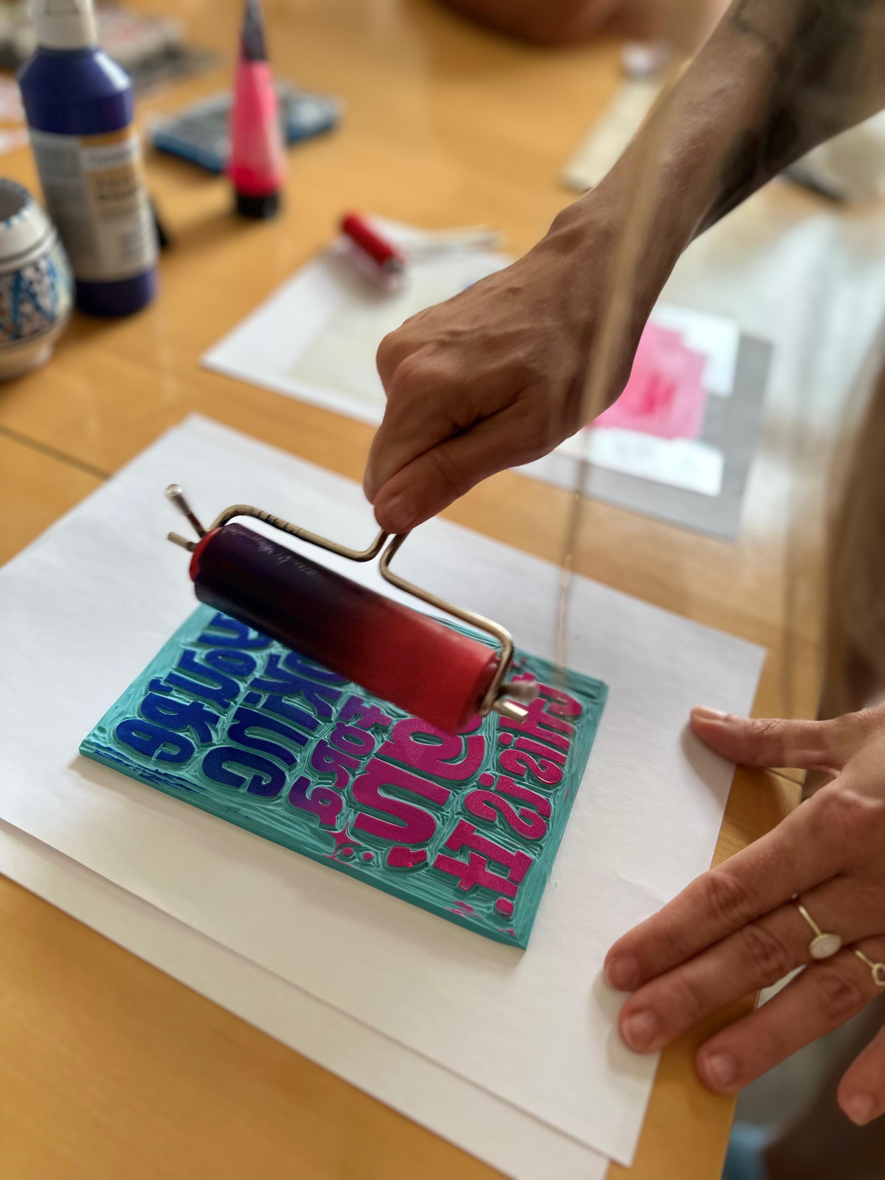 BLOCKPRINT WORKSHOP mit Julia