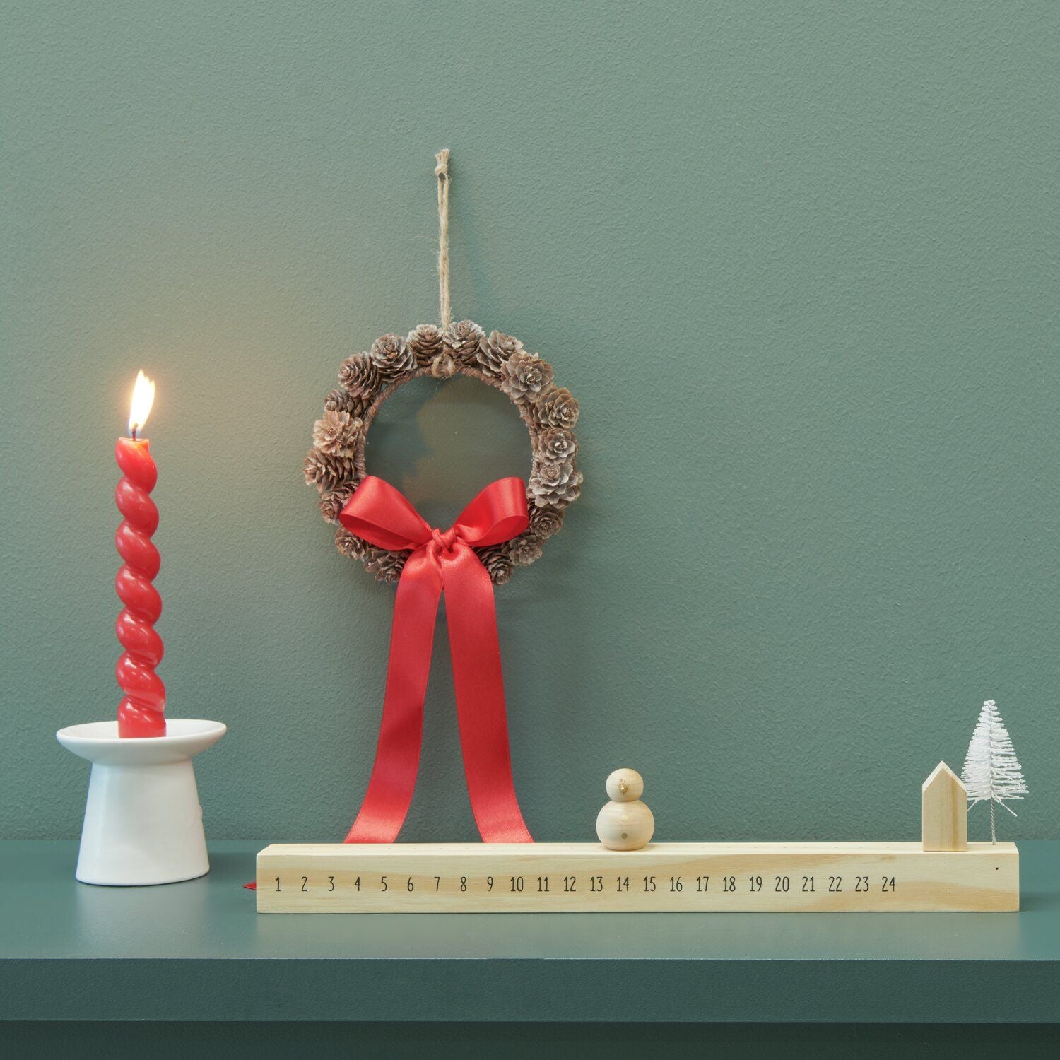 Schiebe-Adventskalender | wiederverwendbar | Rico-Design