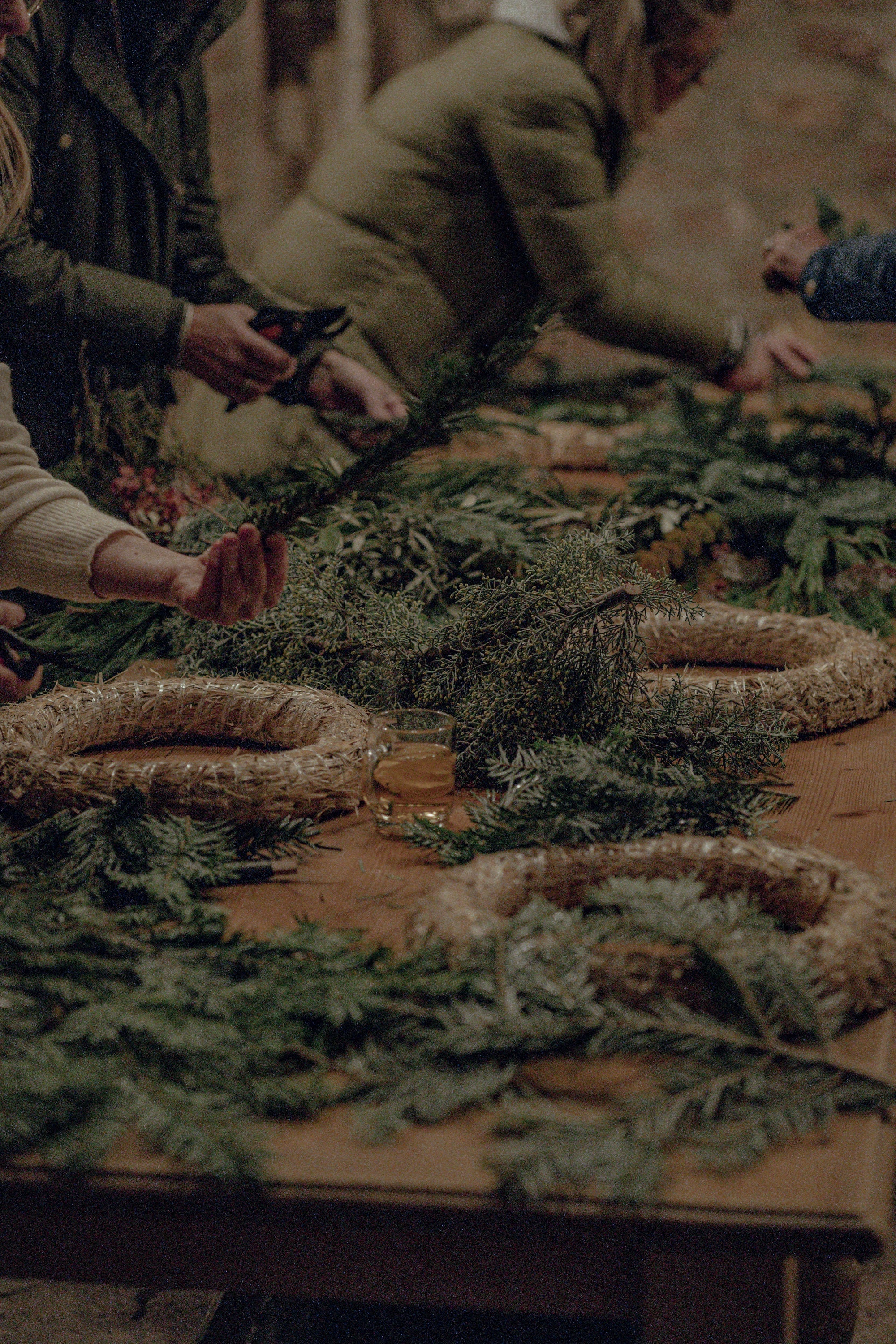 Adventskranz-Workshop mit Anna von Miscanthus