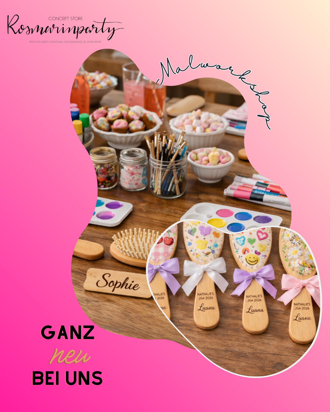 Dein Unikat: Bambus-Haarbürsten-Workshop mit personalisierter Namensgravur