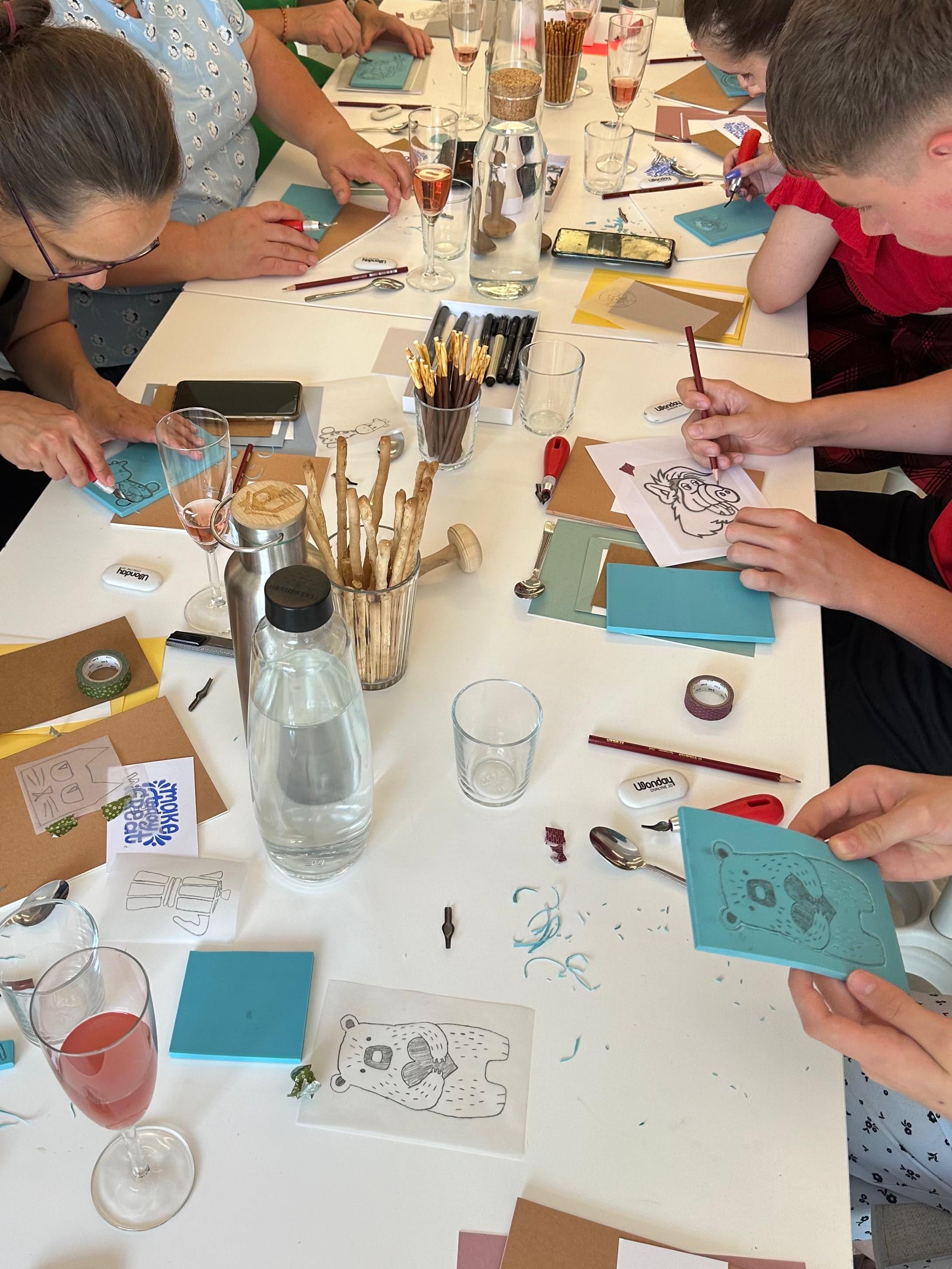 BLOCKPRINT WORKSHOP mit Julia