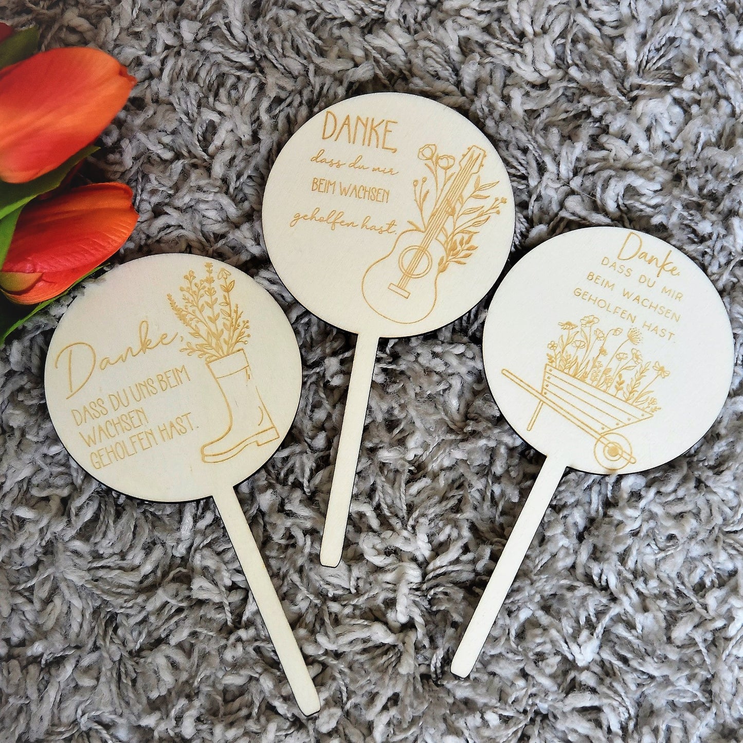 Blumenstecker | Abschiedsgeschenk Kindergarten | Geschenk Erzieher