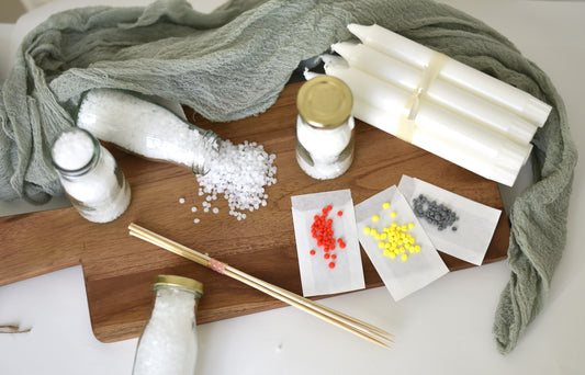 DIY Dip-Dye-Set | Workshop für zu Hause | Kerzen dippen | Kreativzeit | Home Kit | JGA to go