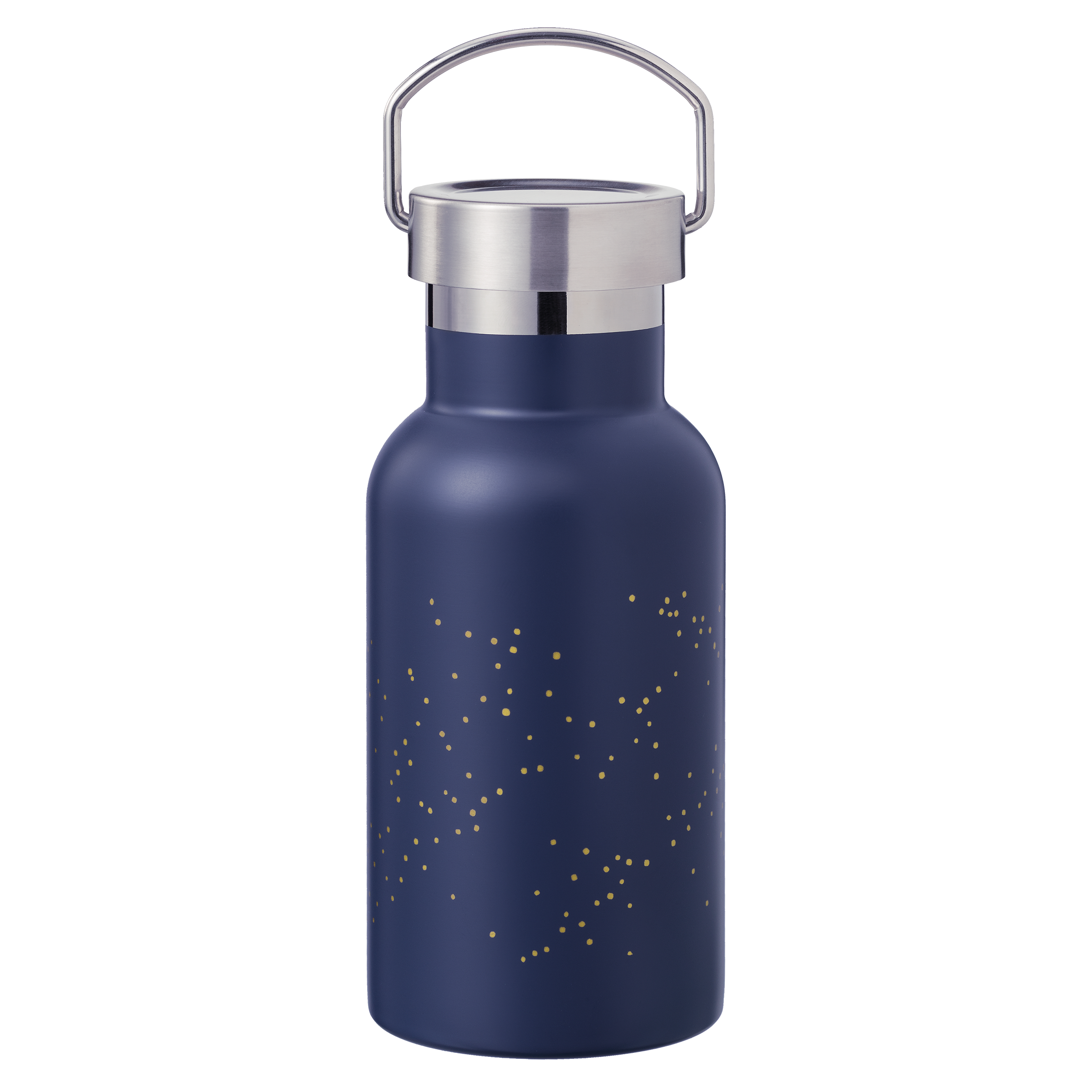 Trinkflasche 350 ml | Indigo dots | Personalisieren möglich | zur Einschulung