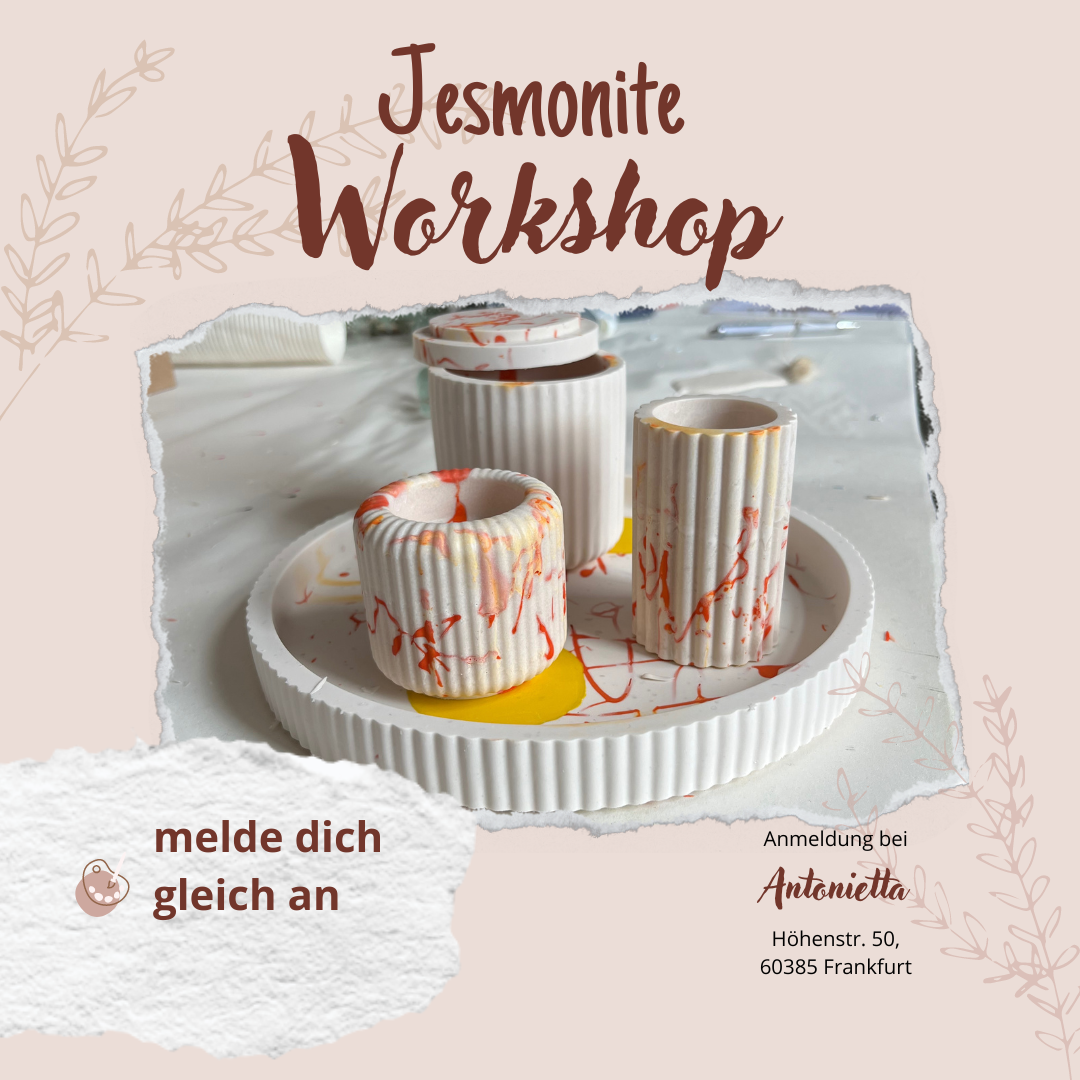 Jesmonite Workshop | gieße deine eigene Form | probier dich aus
