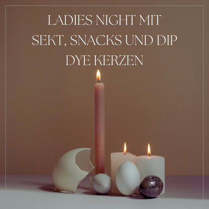 Ladies Night | Kerzen dippen + Afterworkdate | Kreativzeit |