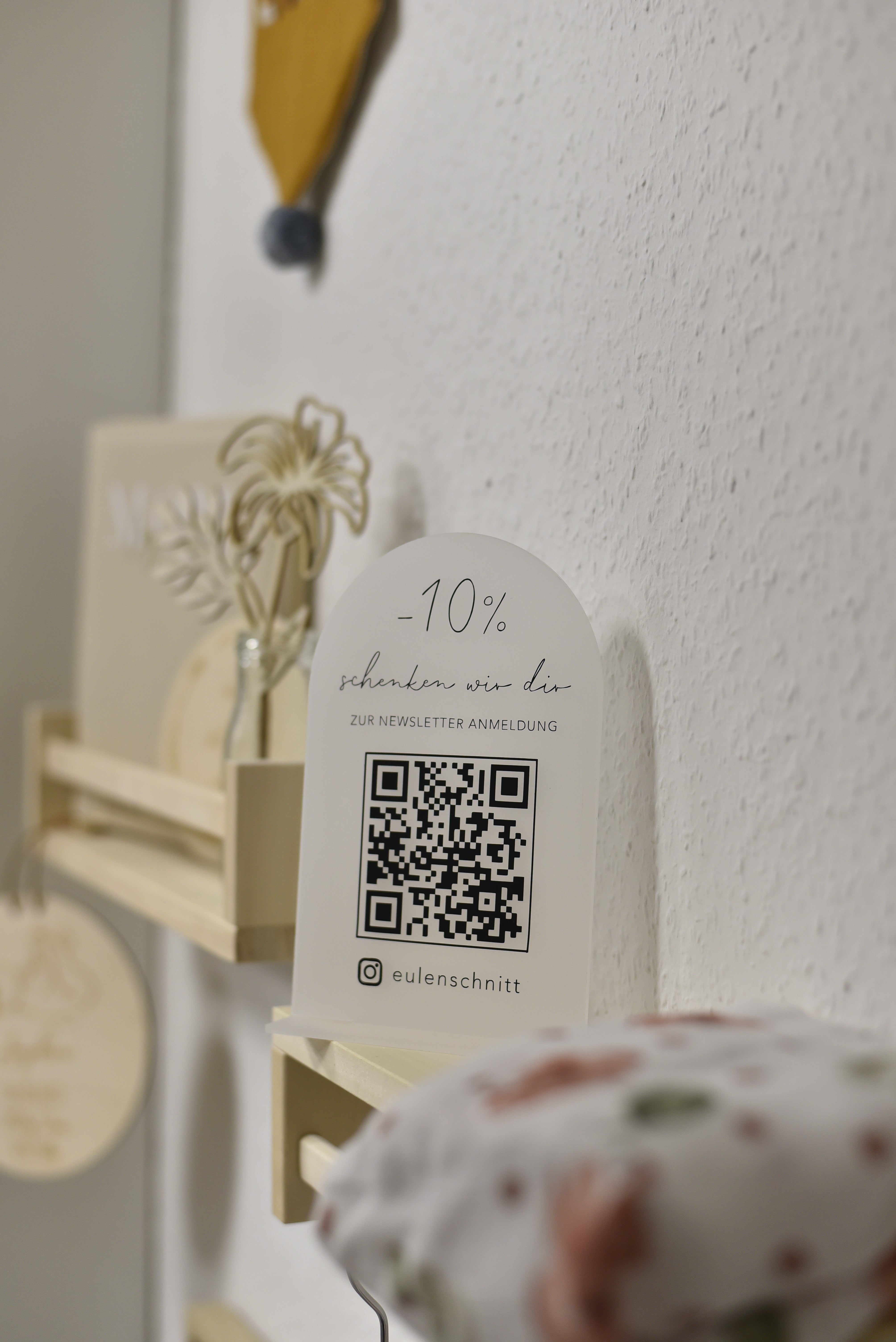 QR-Aufsteller personalisiert | für deinen perfekten Auftritt