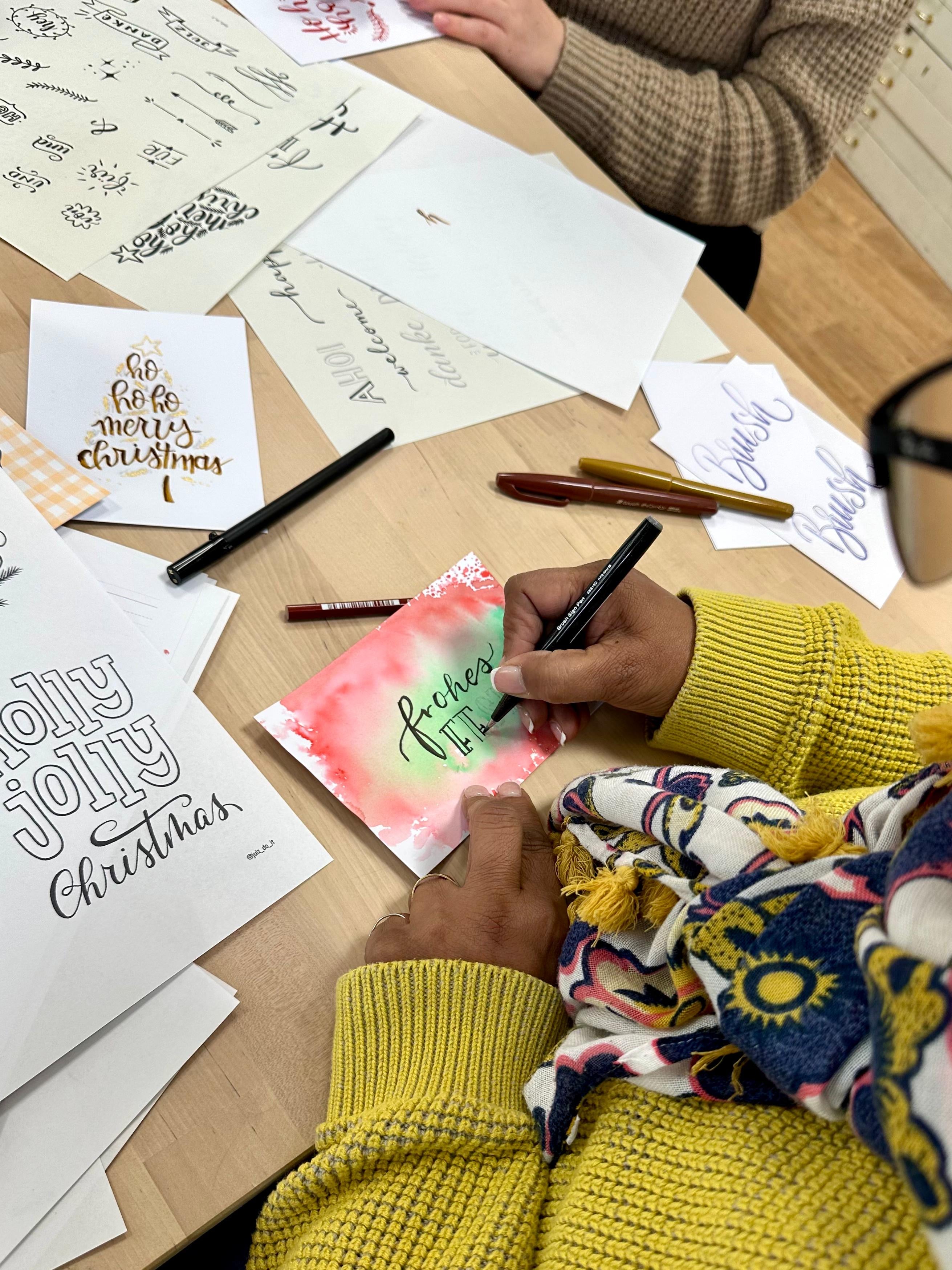 HANDLETTERING WORKSHOP mit Julia