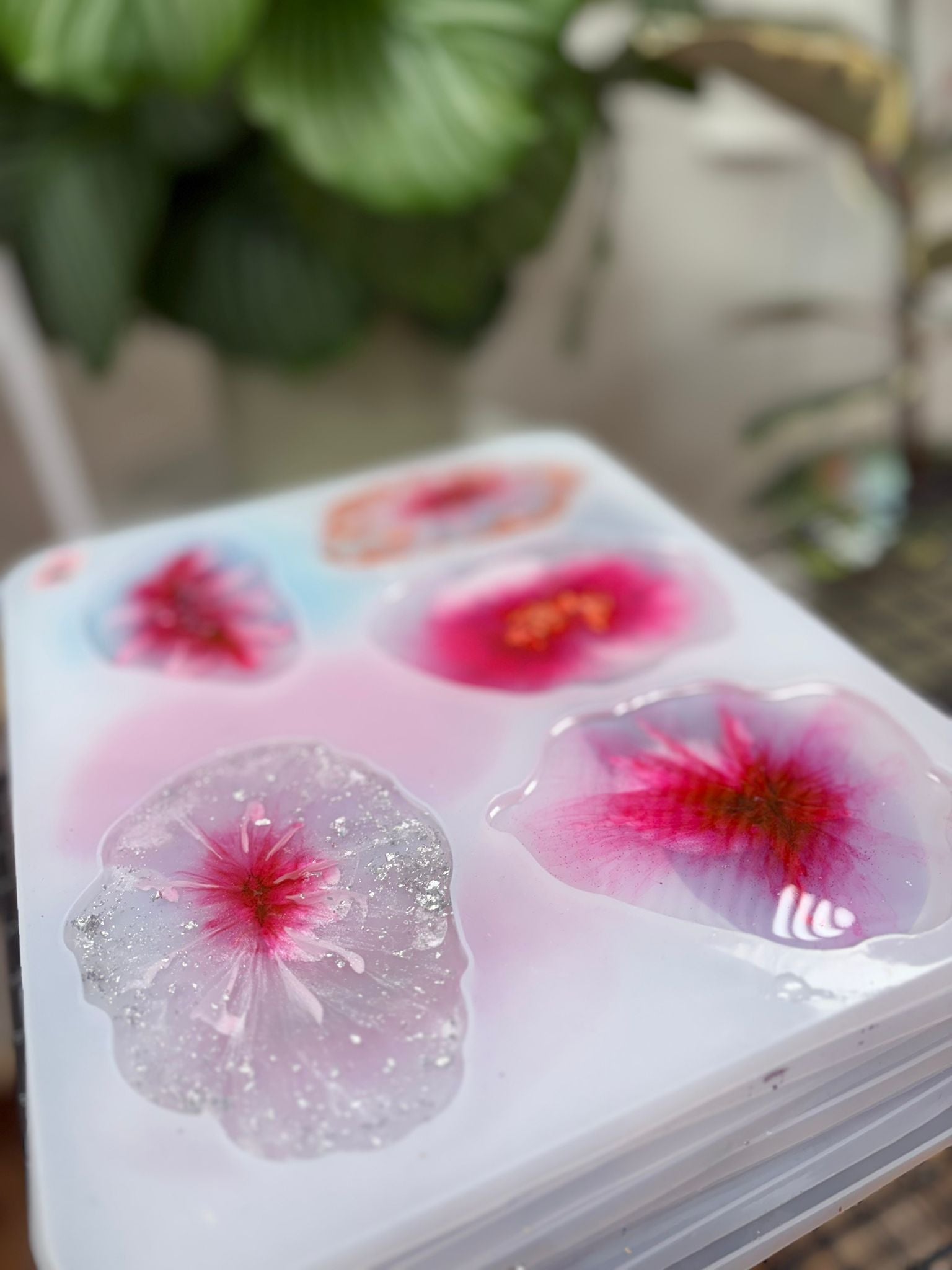 Epoxidharz-Workshop | Tabletts/ Untersetzer-Workshop | eigene Formen